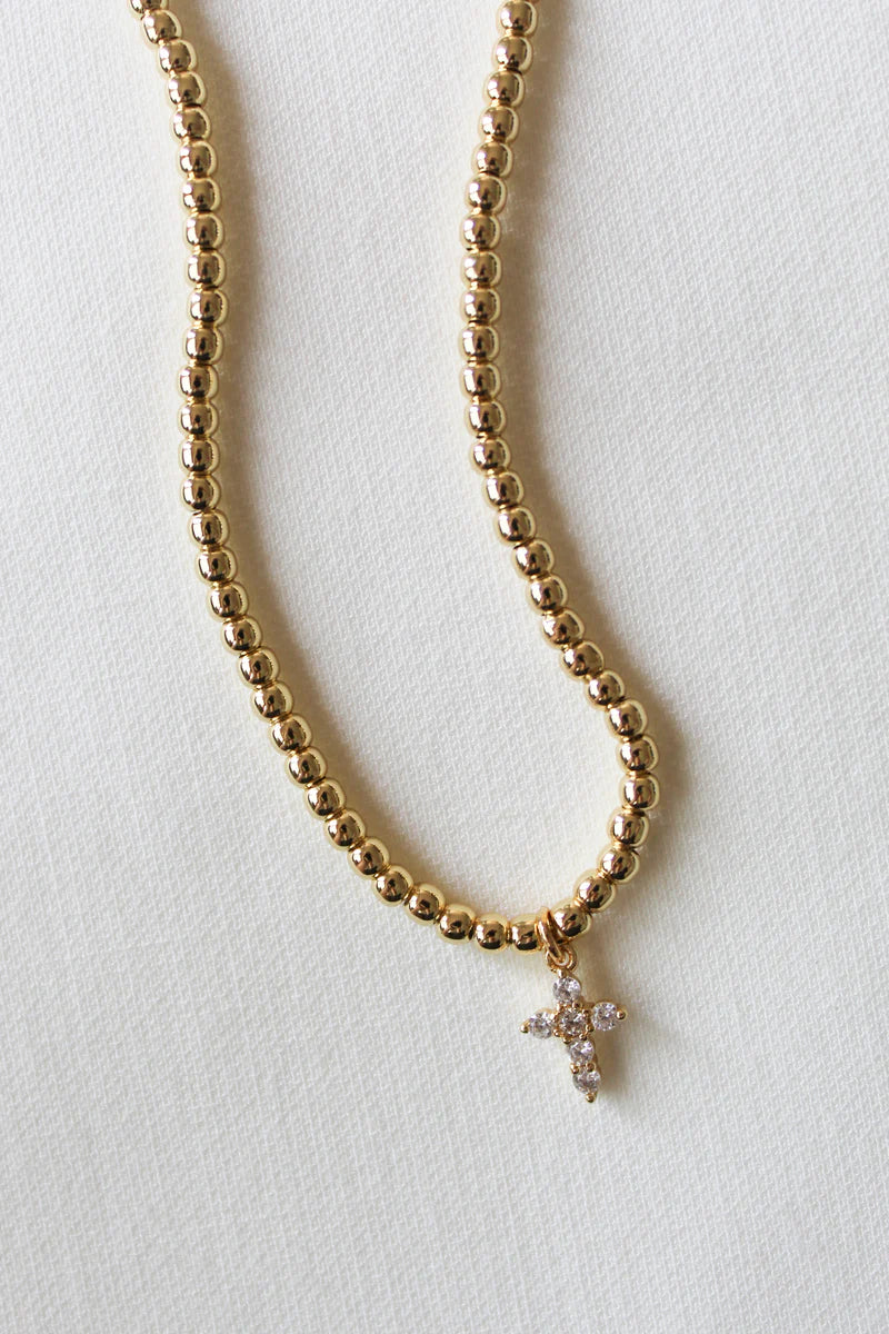 Selena Mini Cross Necklace
