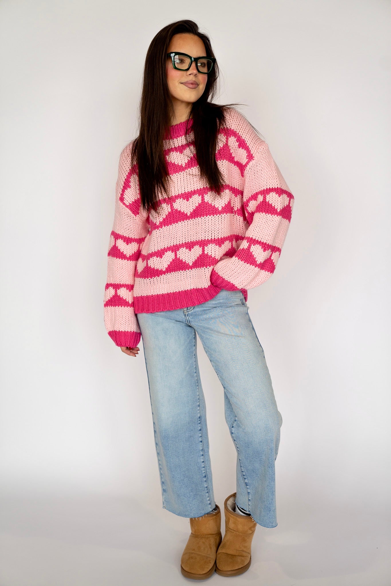 Heart Knit Sweater