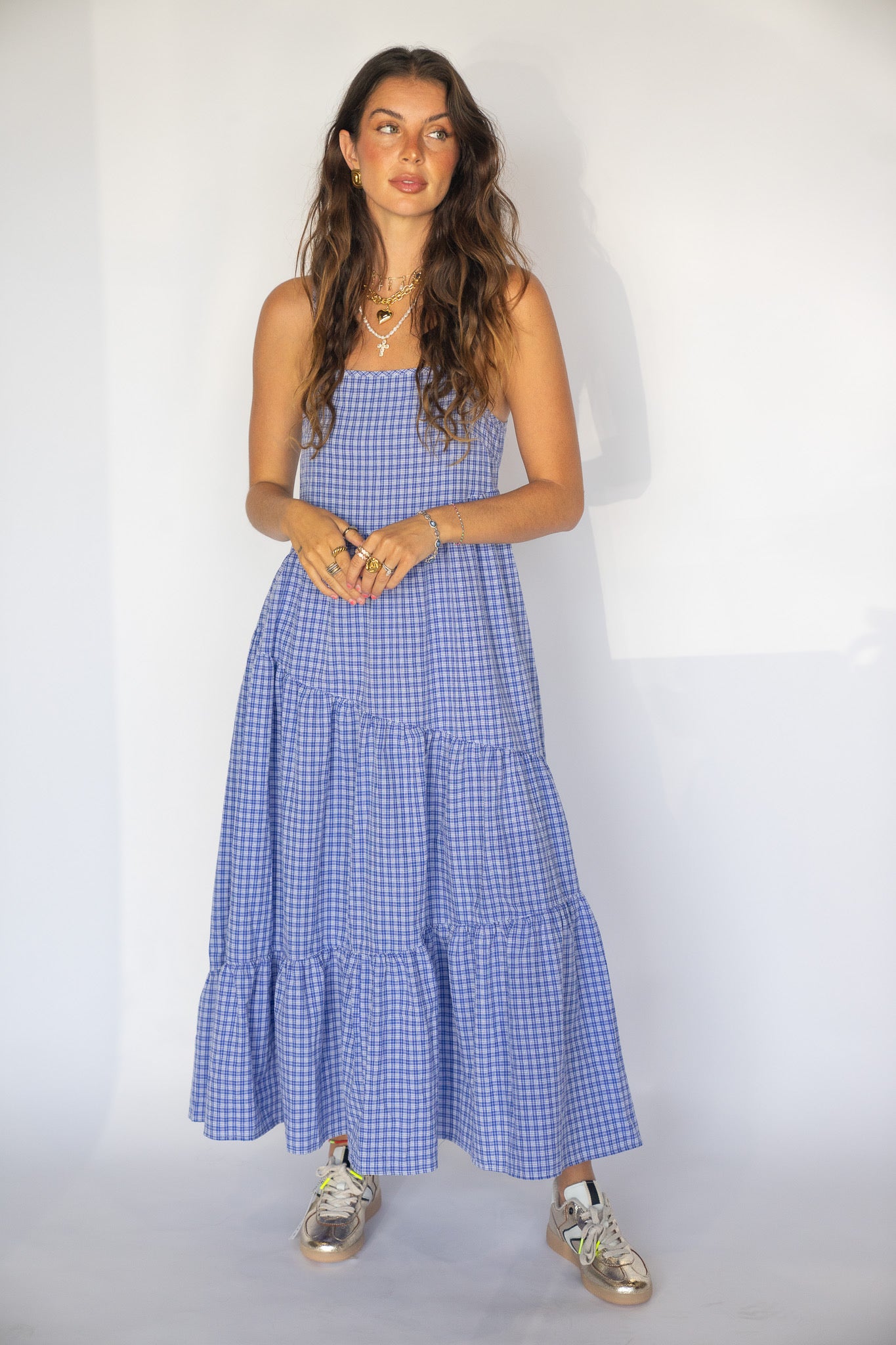 Blue Gingham Dress