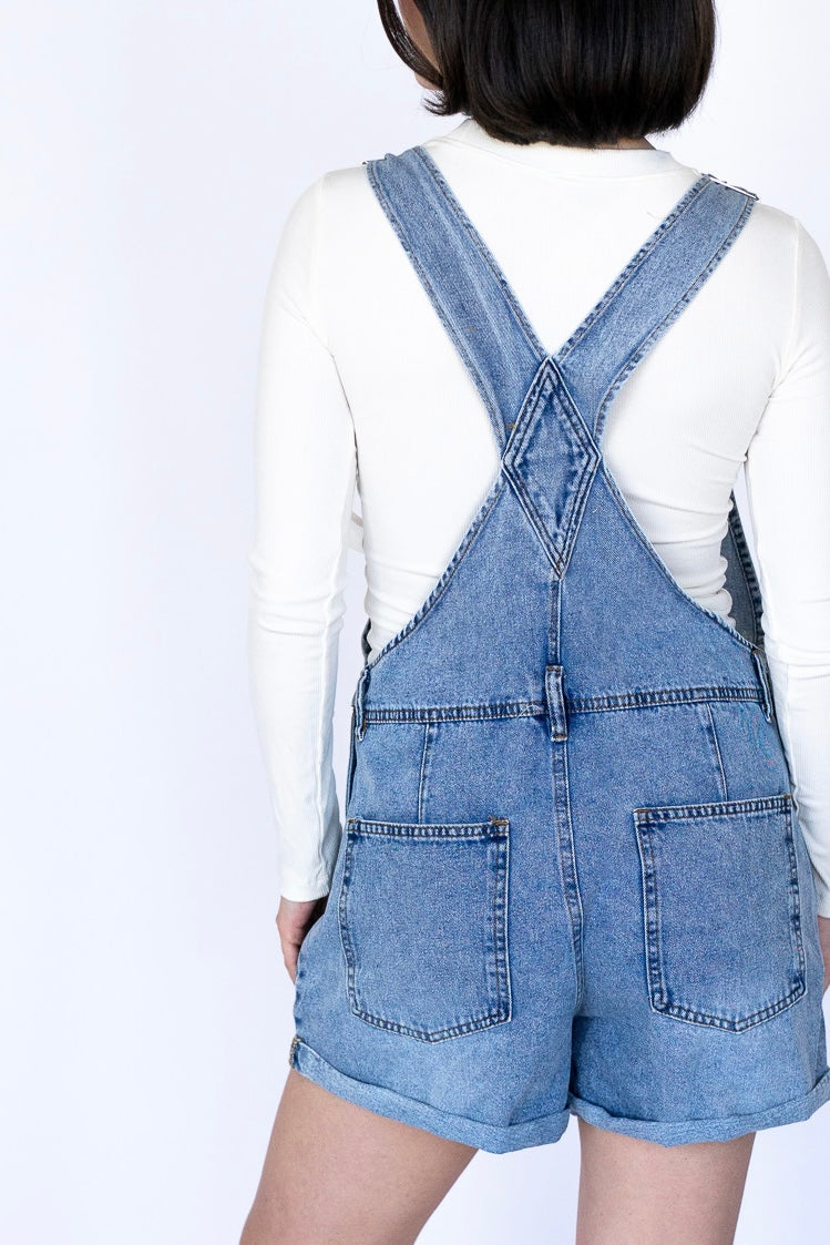 Donna Denim Overalls