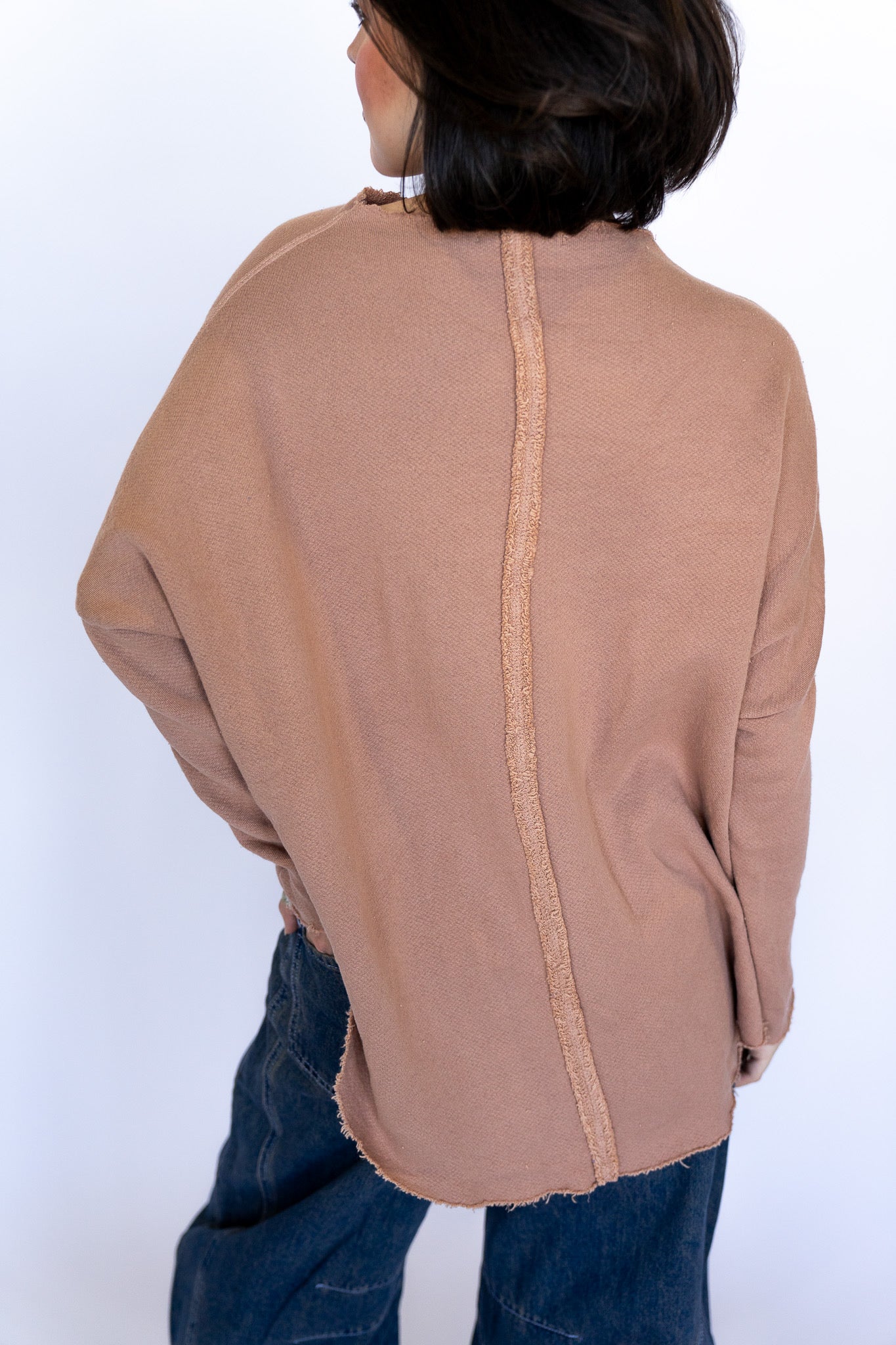 Henley Raw Edge Longsleeve