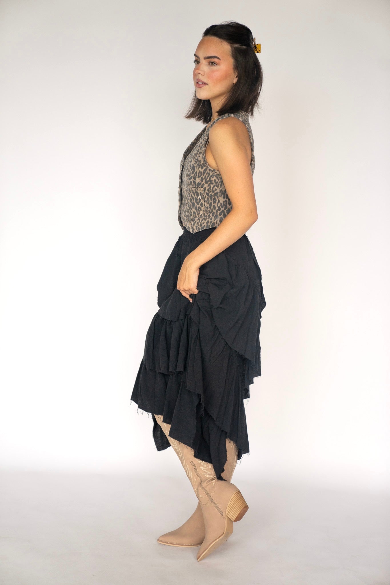 Leopard Stretch Vest