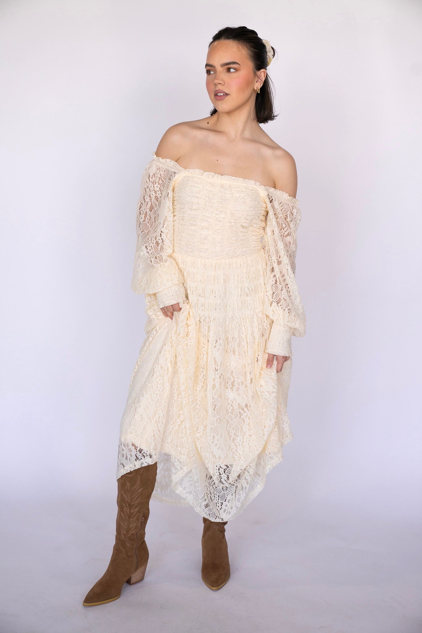 Lace Reverie Long Sleeve Dress