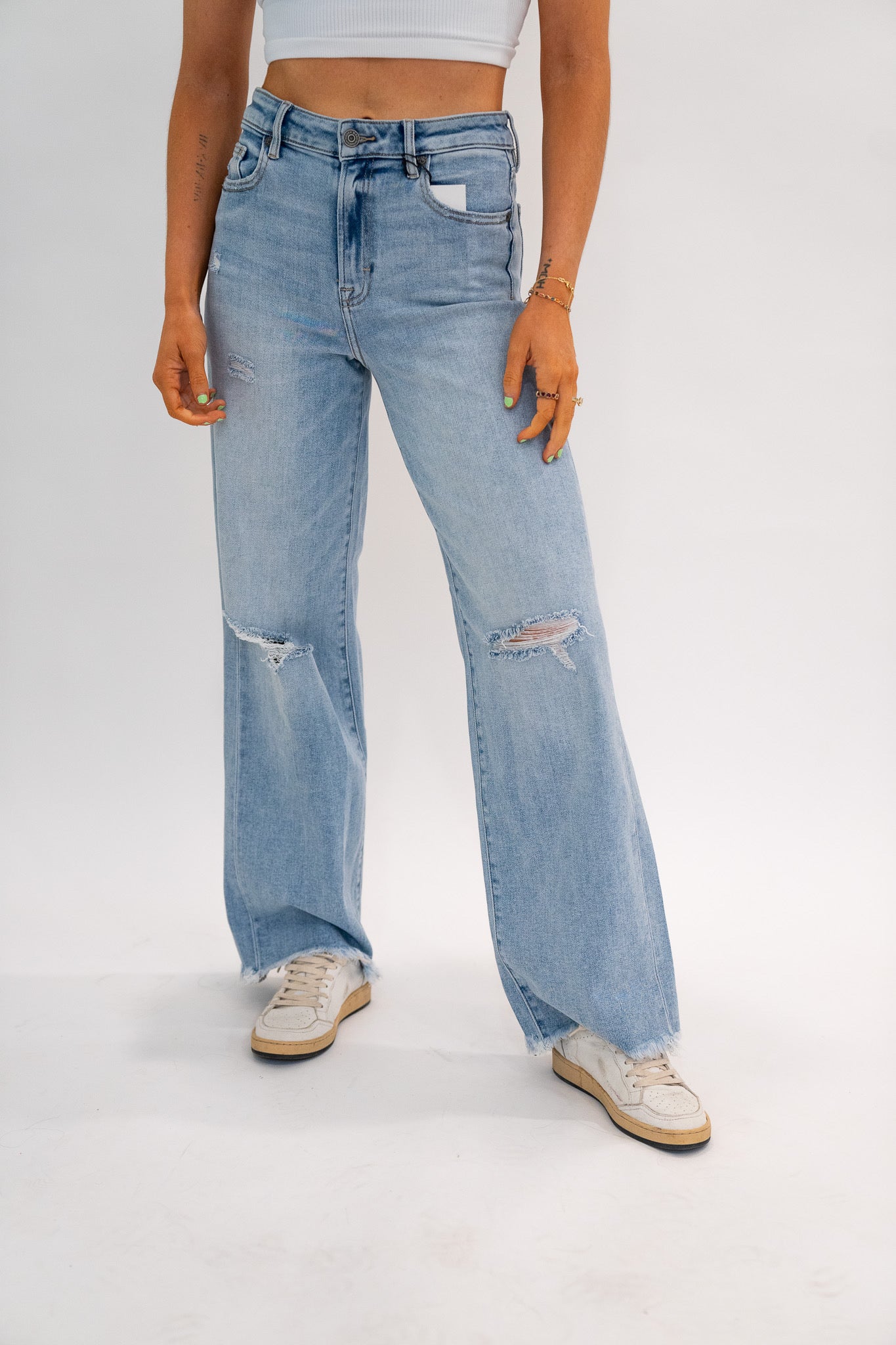 Sunshine Frayed Denim