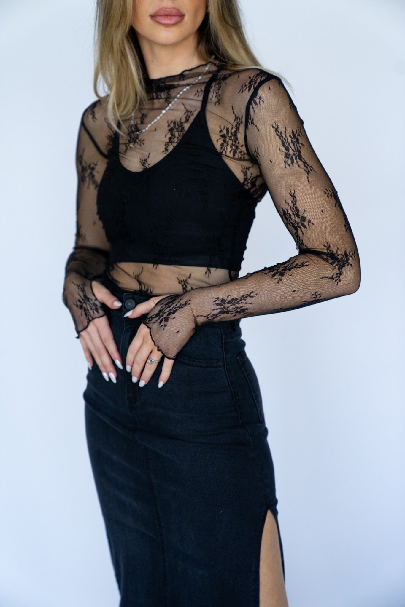 Aubrey Lace Top (Multiple Colors)