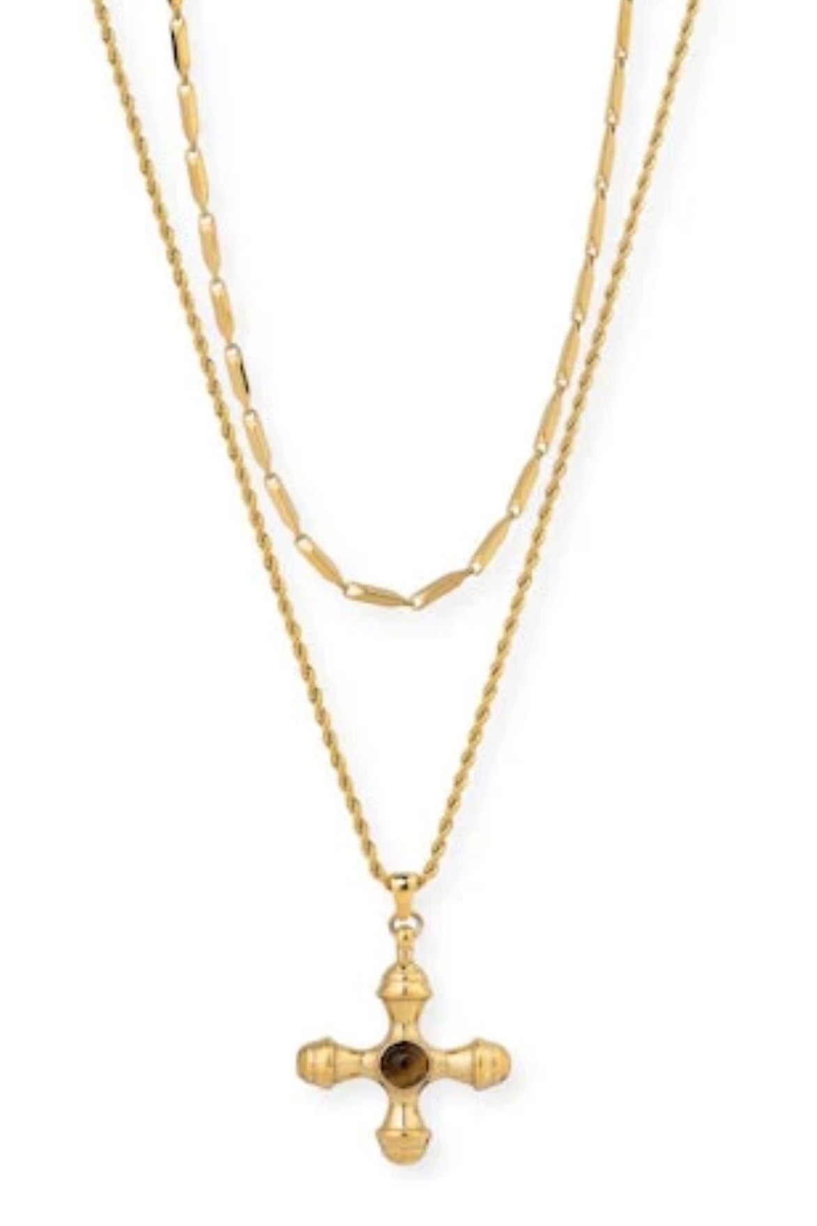 Cathy Double Necklace (Multiple Colors)
