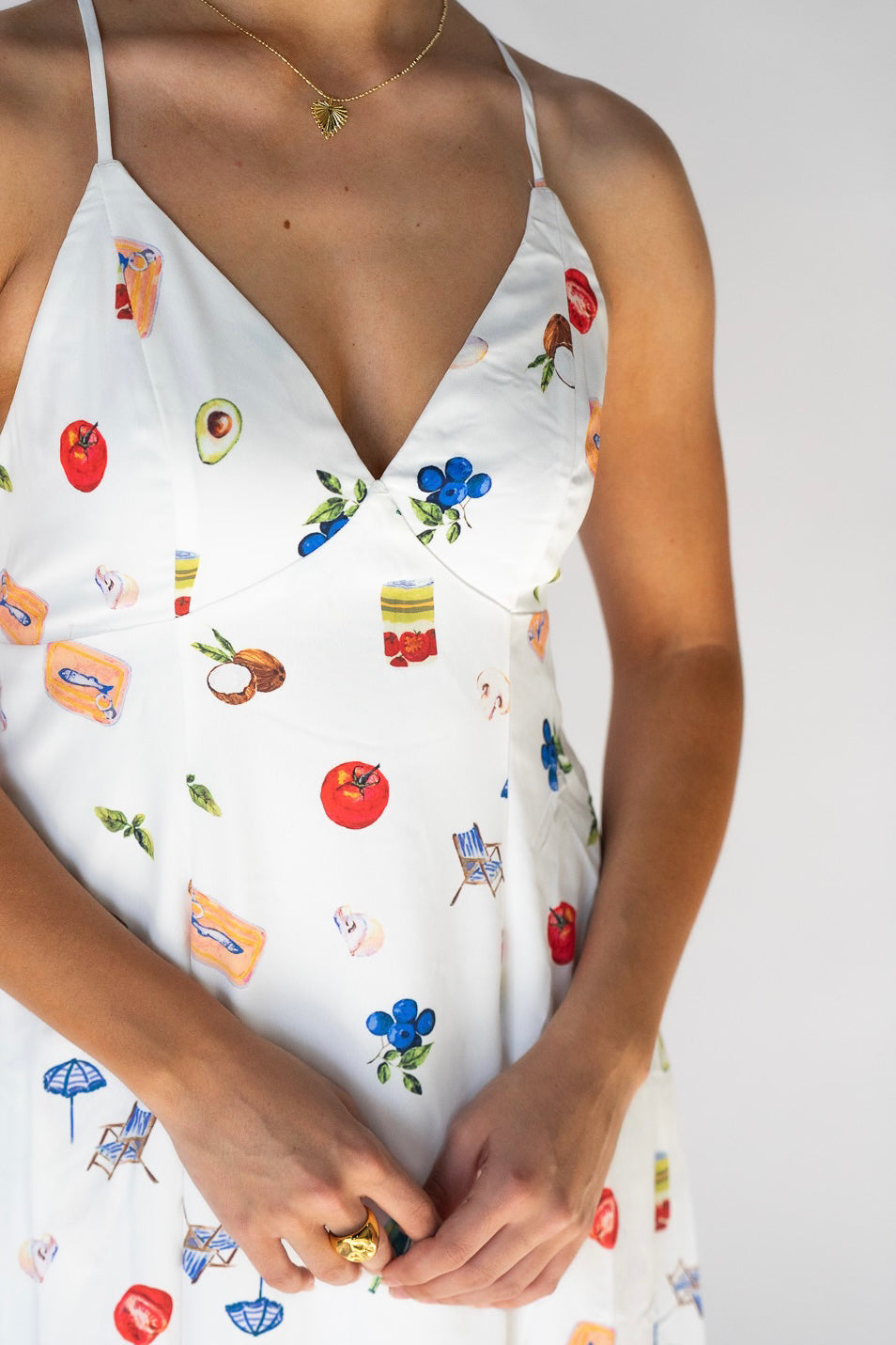 Summer Picnic Midi Dress