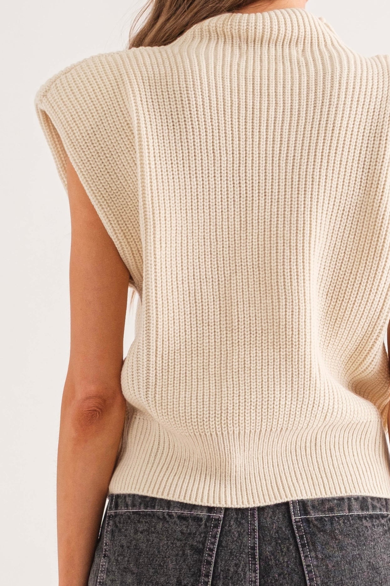 Sly Knit Sweater Vest (Multiple Colors)