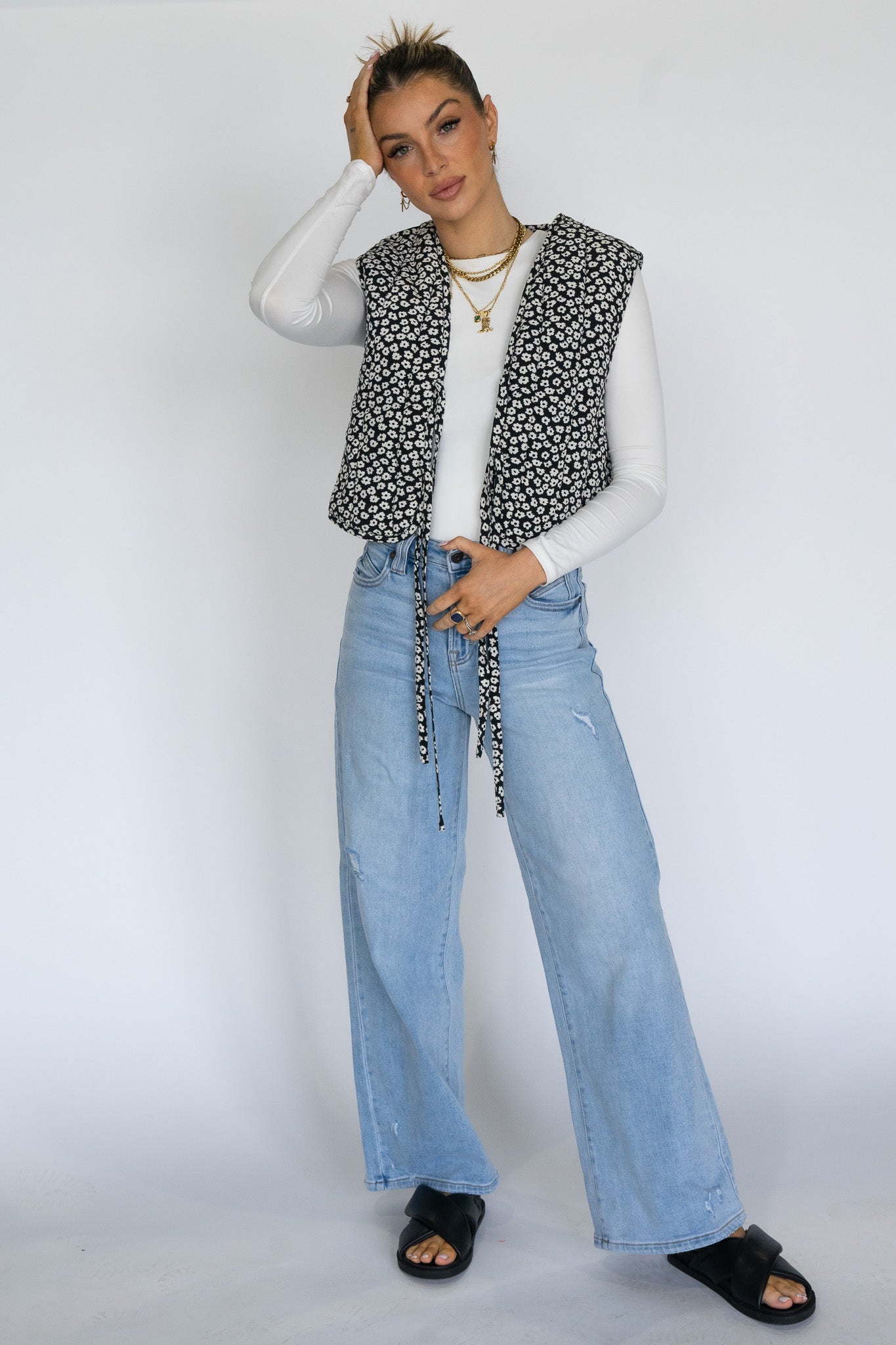 Elevated Floral Vest
