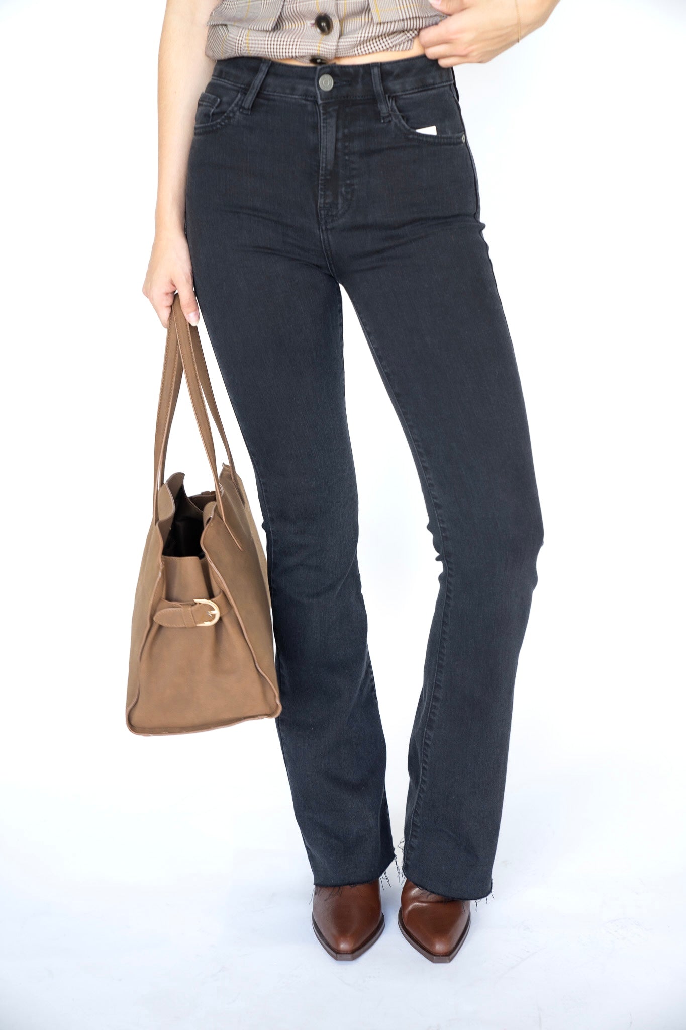 Black Bootcut Denim