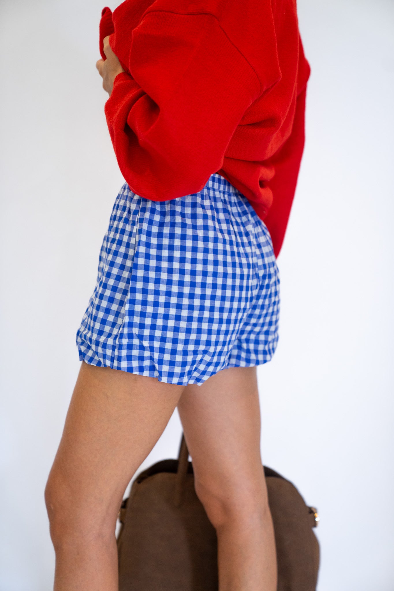 Gingham Bubble Shorts (Multiple Colors)