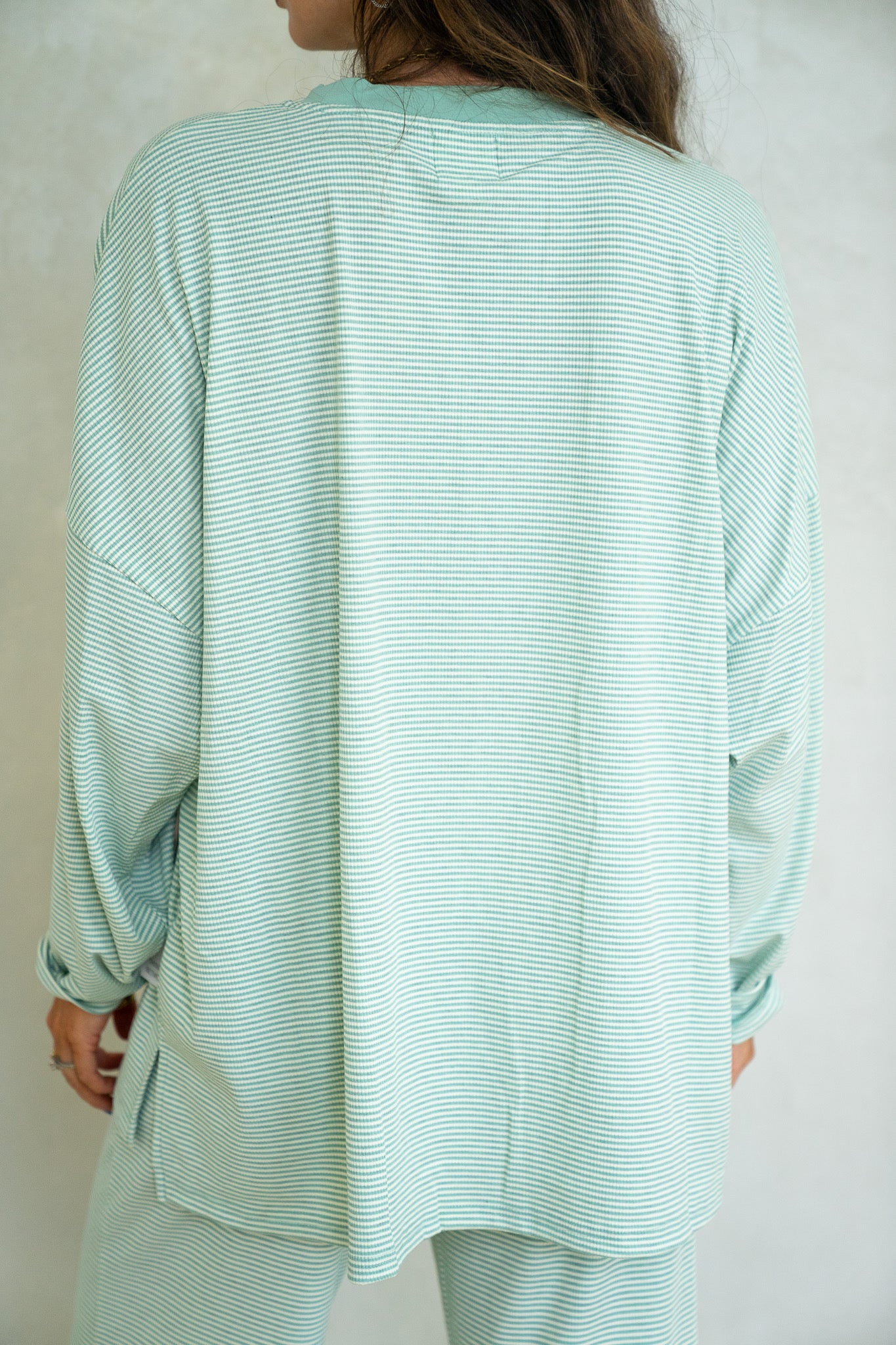 Alex Striped Top - Mint
