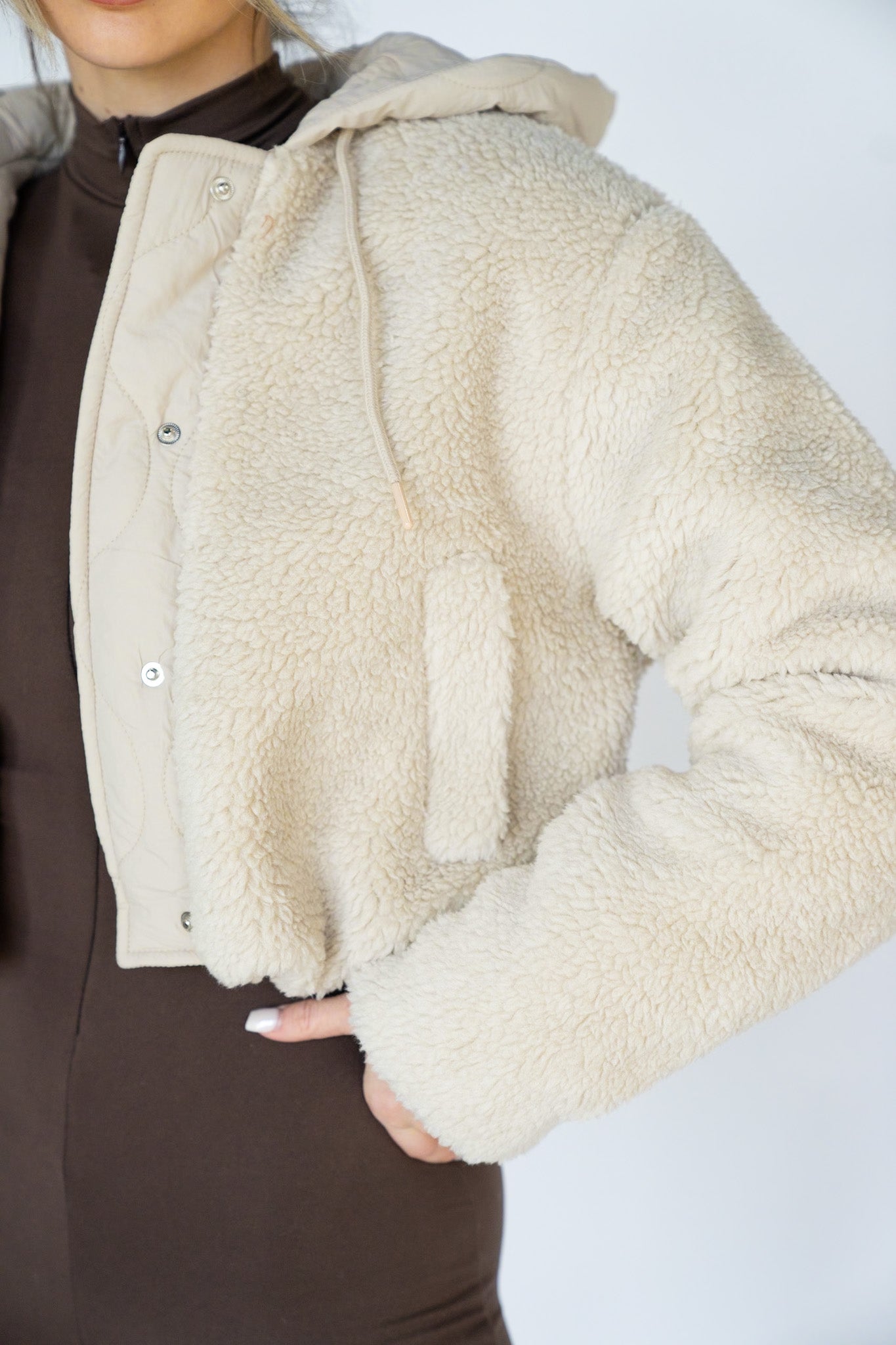 Hooded Sherpa Jacket