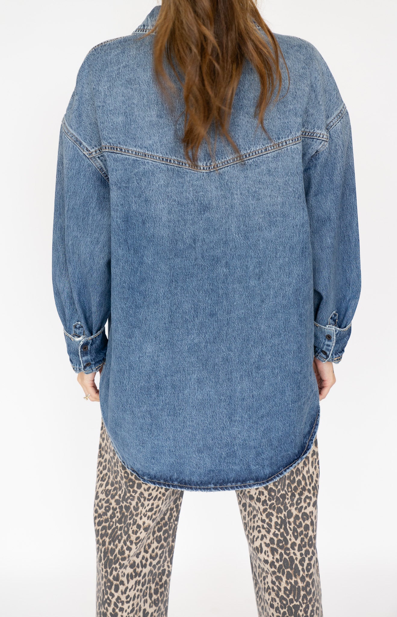 Abby Oversized Denim Top