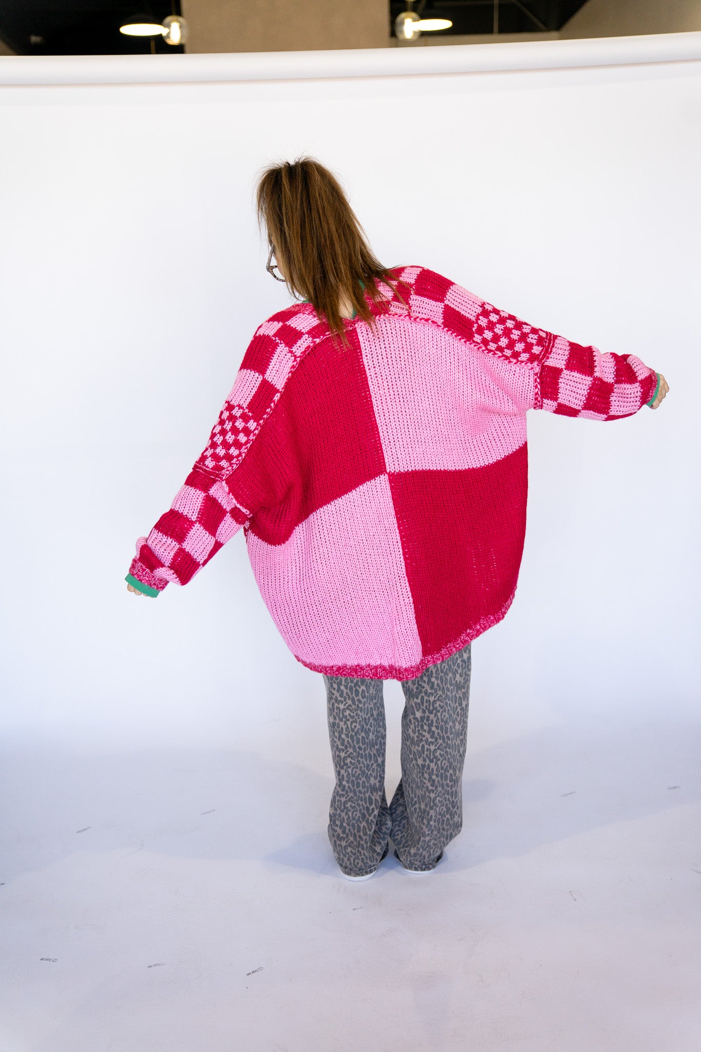 Pink & Red Ellie Knit Cardigan (13th Exclusive)