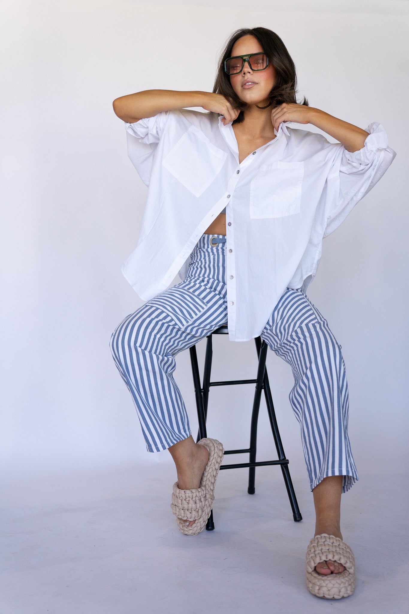 Marin Striped Pants (Multiple Colors)