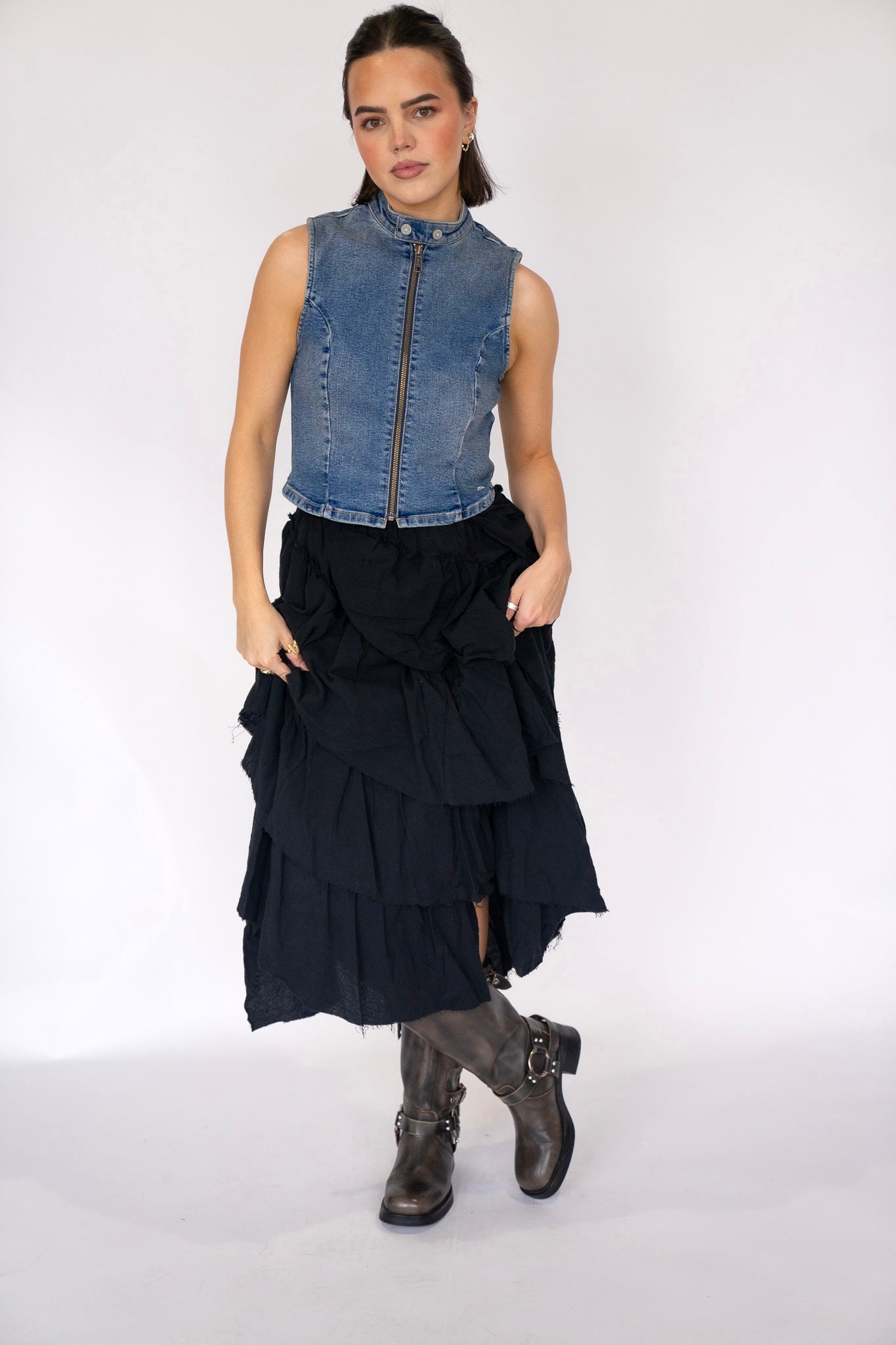 Rebel Edge Denim Vest