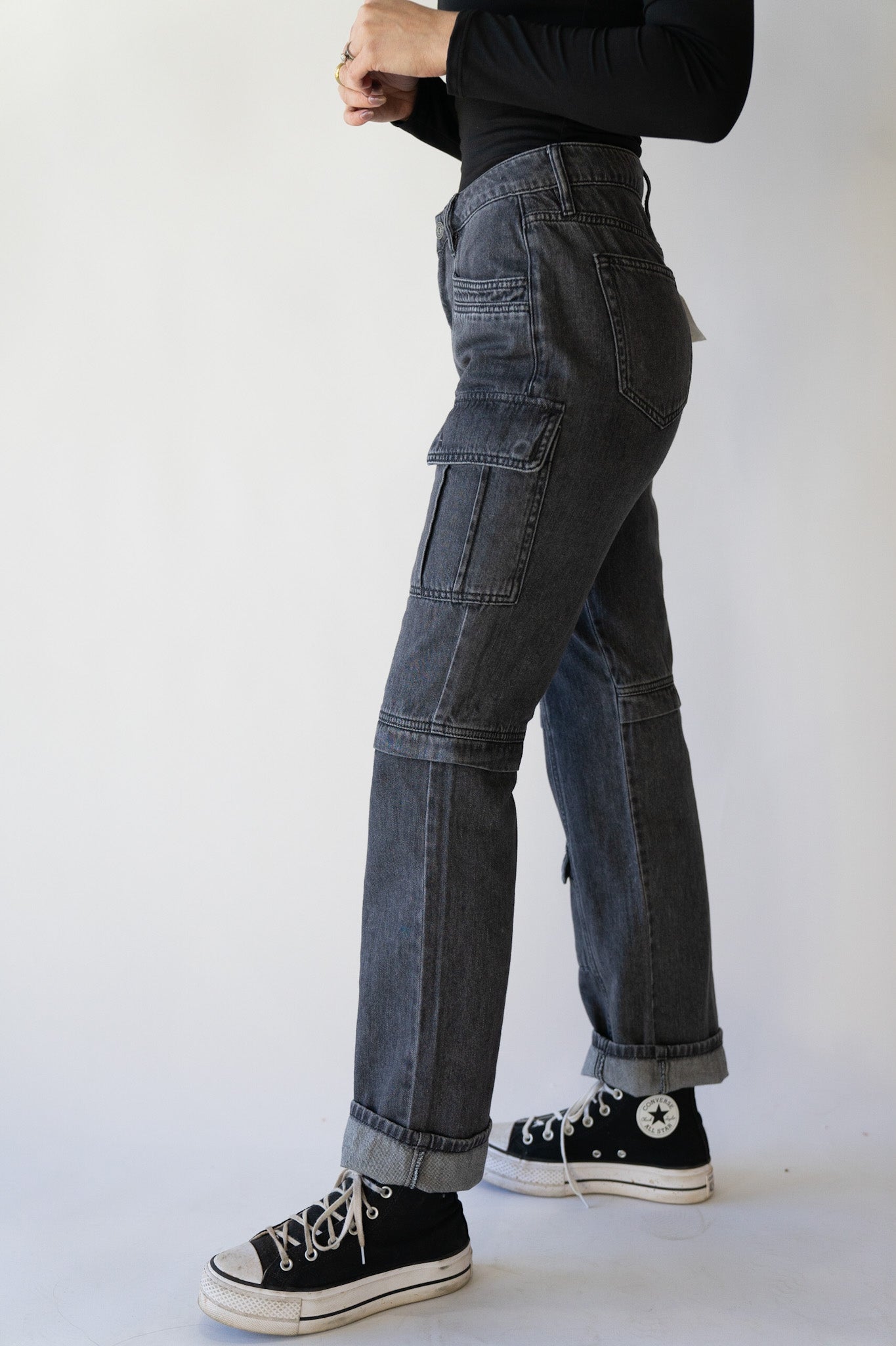 Tracey Charcoal Cargos