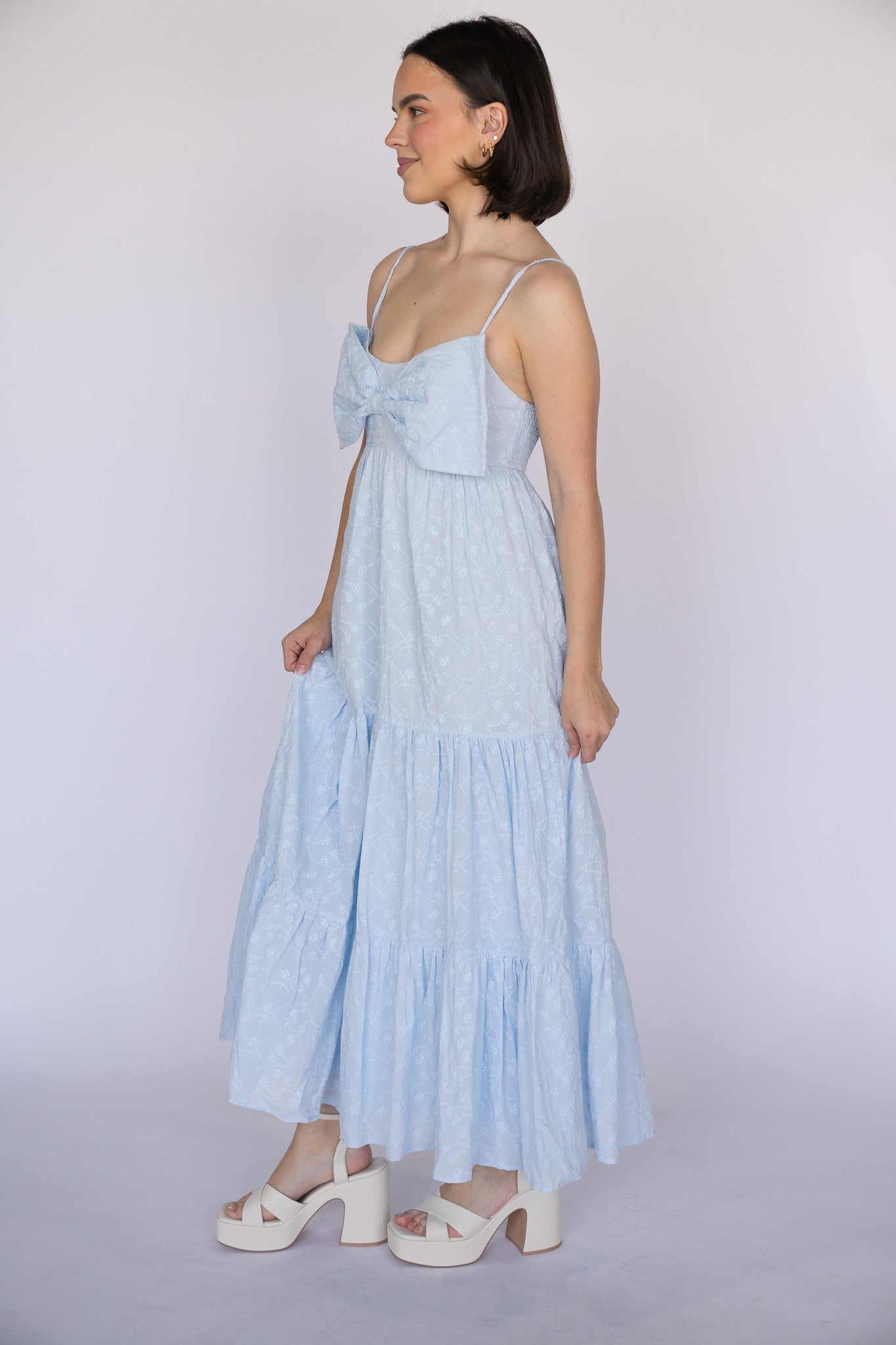 Bluebell Bow Maxi Dress