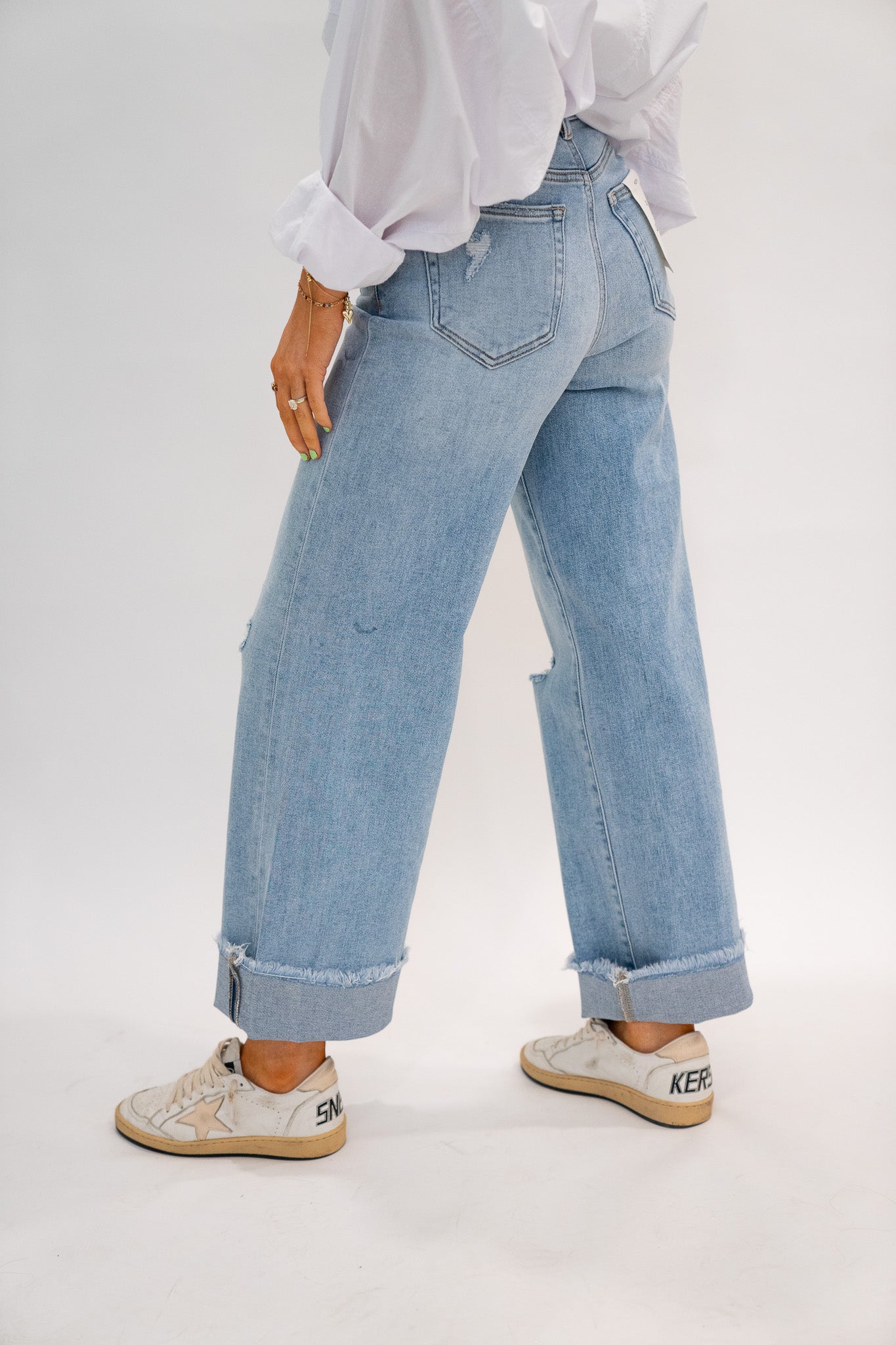 Sunshine Frayed Denim