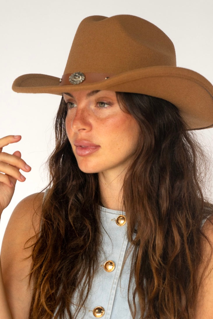 Coin Belt Western Hat