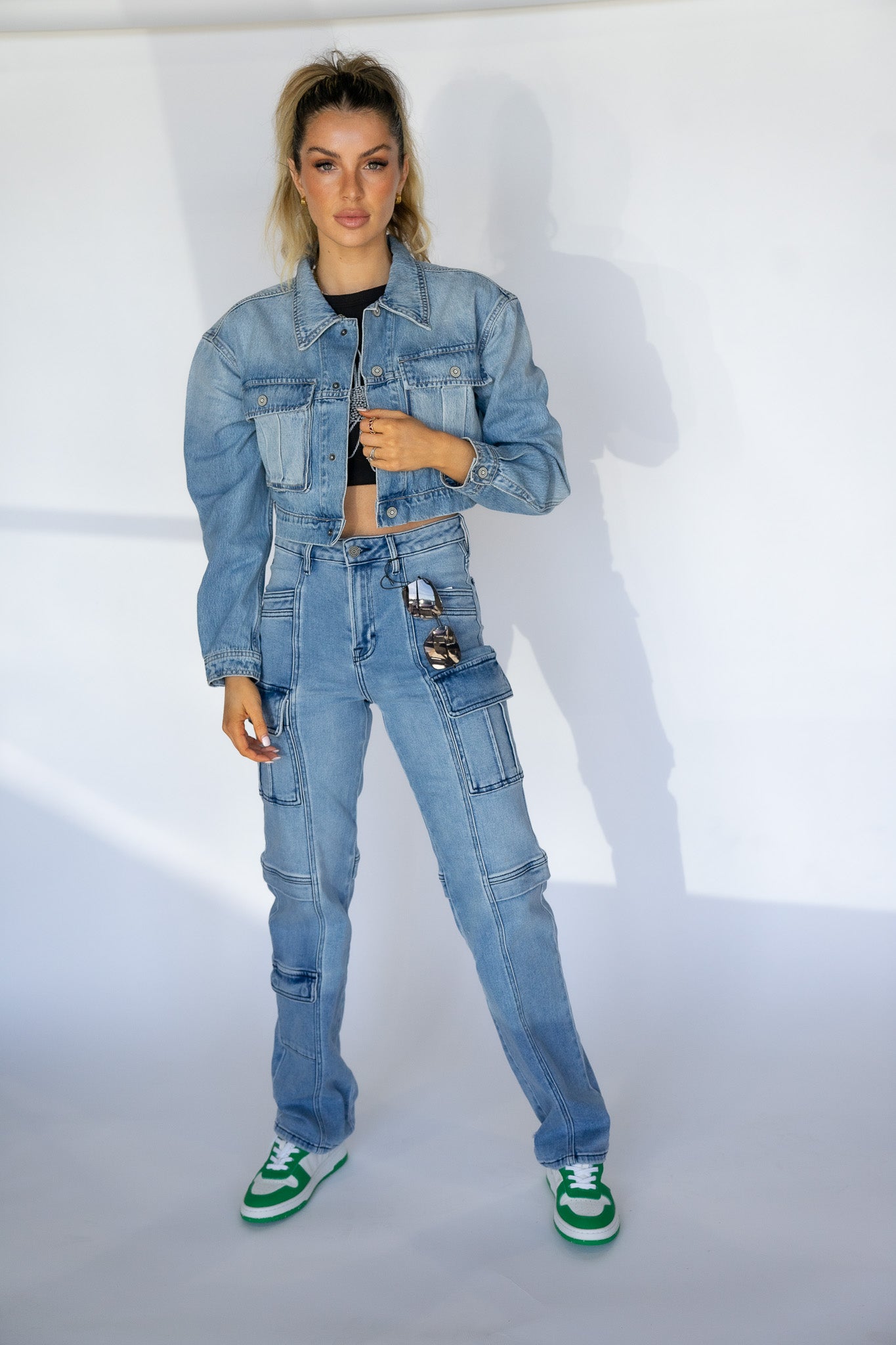 Tracey Cargo Denim Jacket