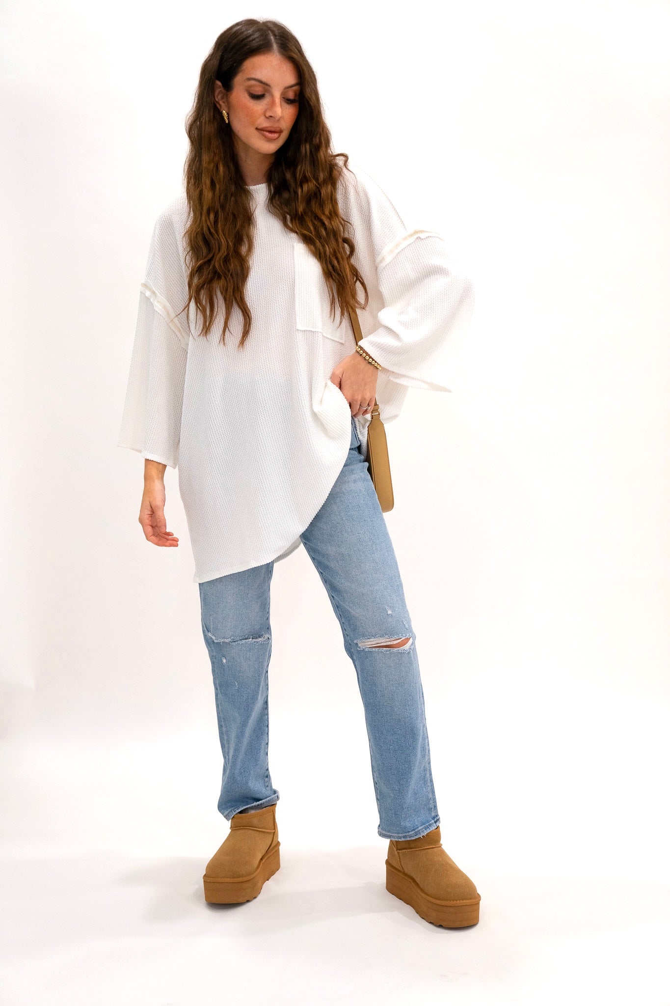 Distressed Tracey Straight Leg