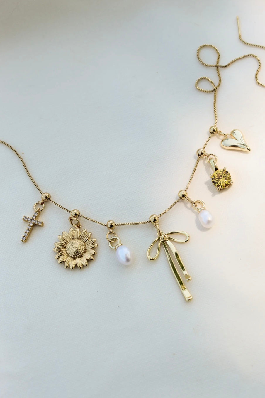 Fancy Bow Drop Charm