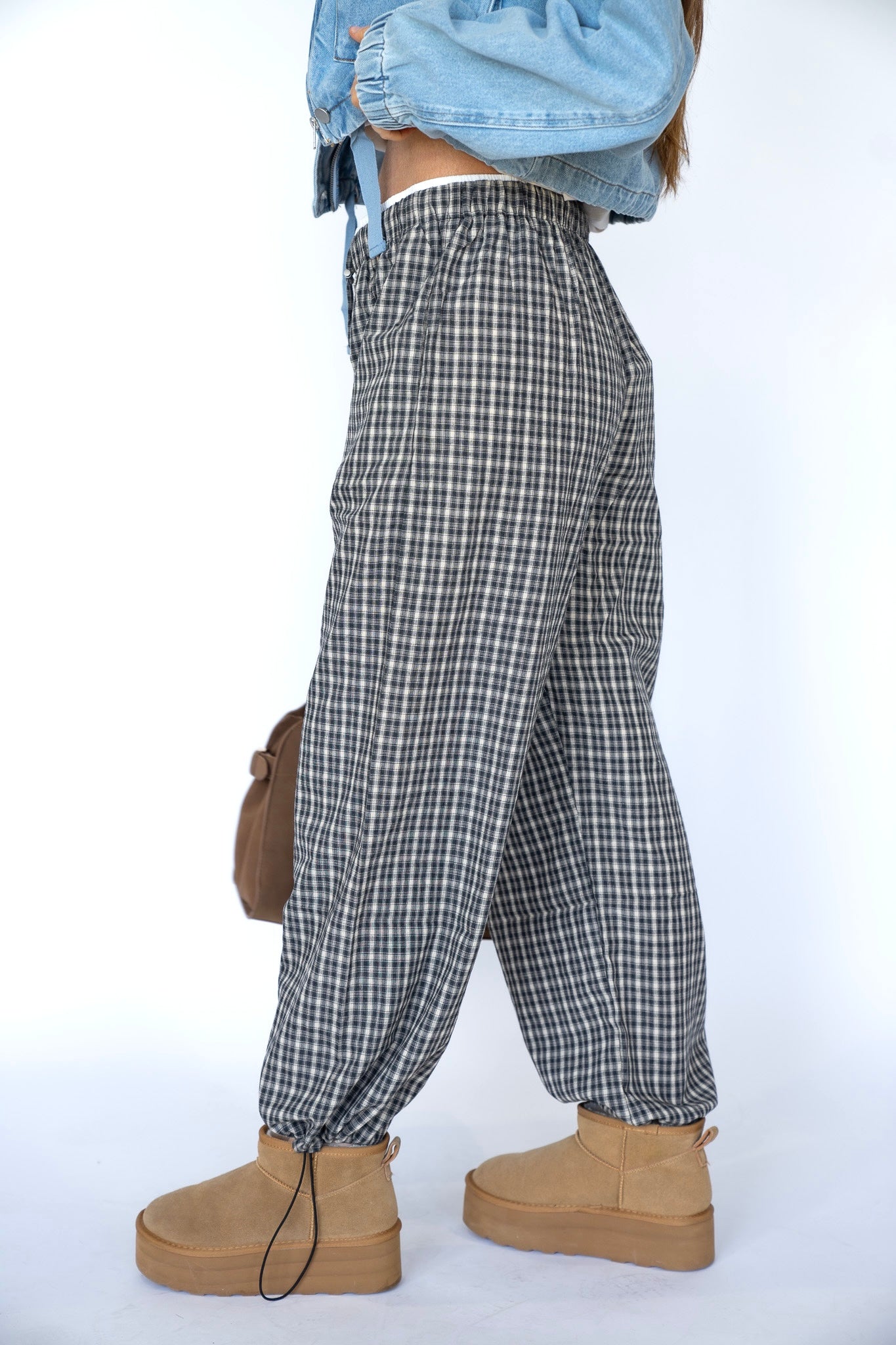 Dalia Plaid Pants