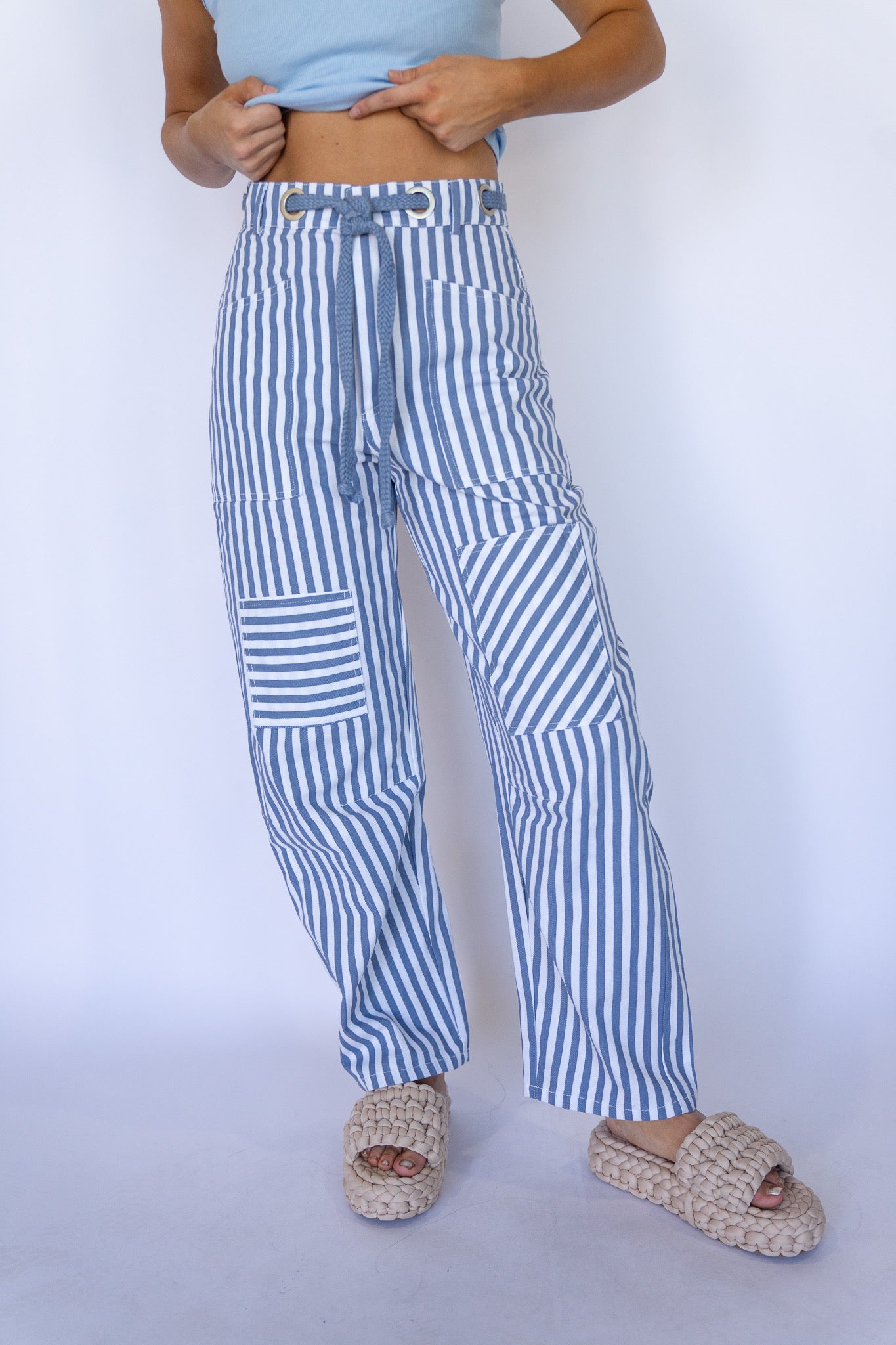 Marin Striped Pants (Multiple Colors)