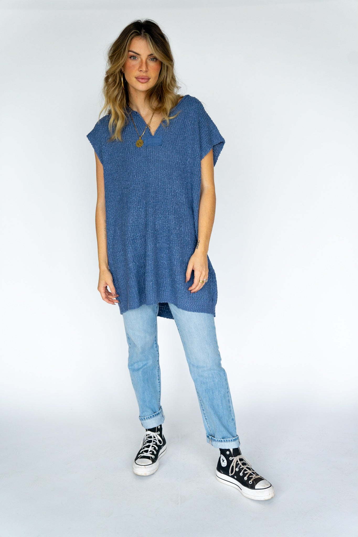 Slouchy Knit Tunic (Multiple Colors)