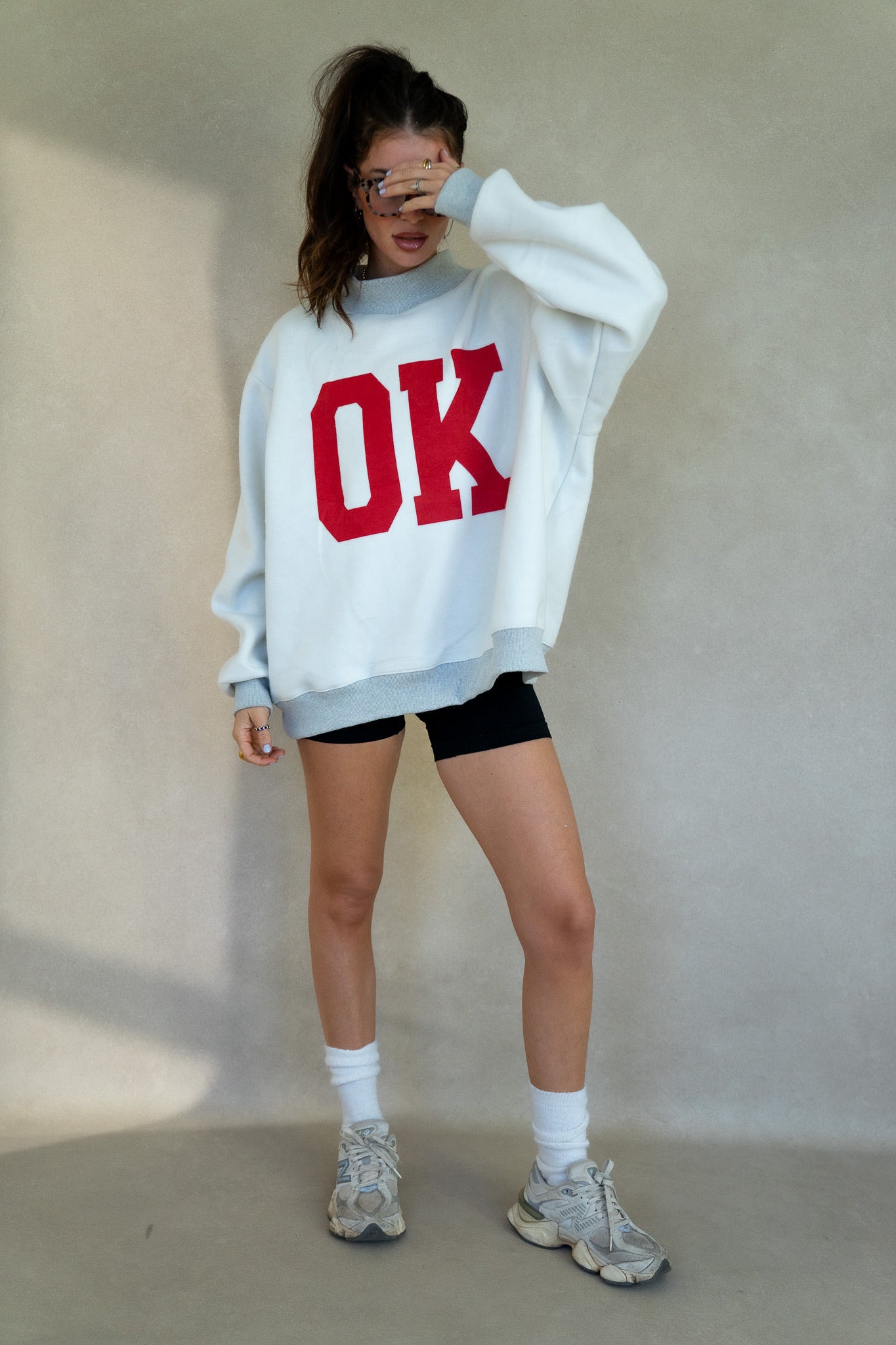 Oklahoma/OK Reversible Mock Neck