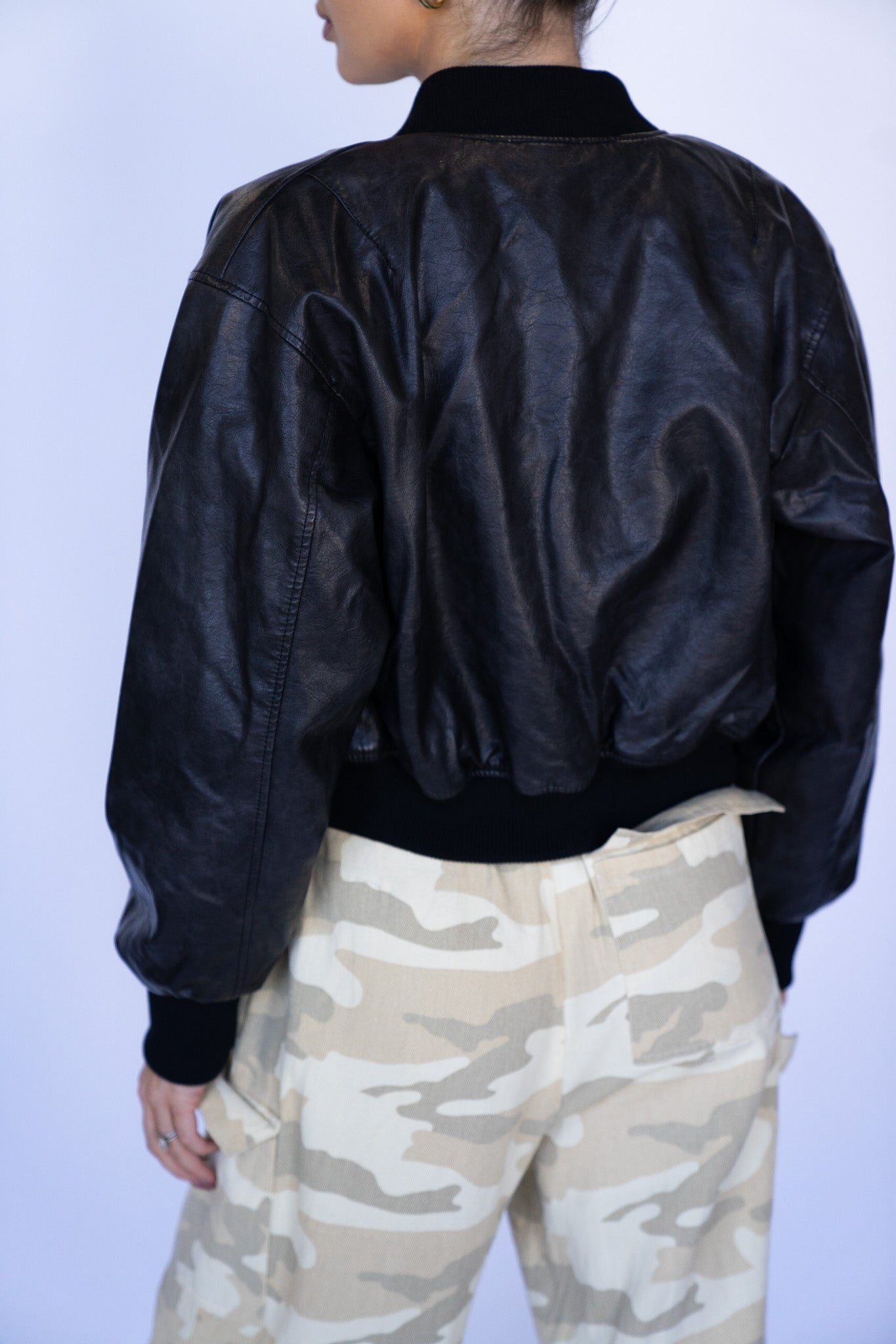 Boxy Distressed Bomber