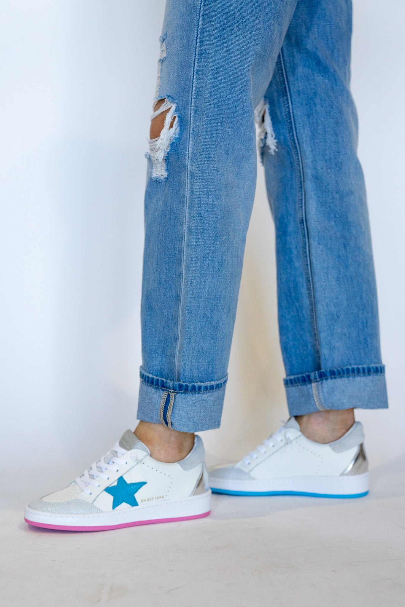 The Mismatched Sneakers
