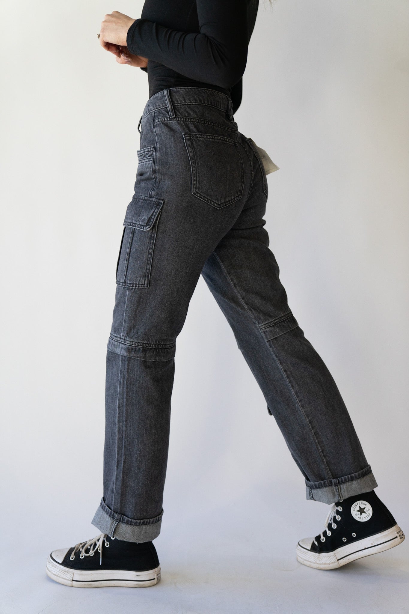 Tracey Charcoal Cargos