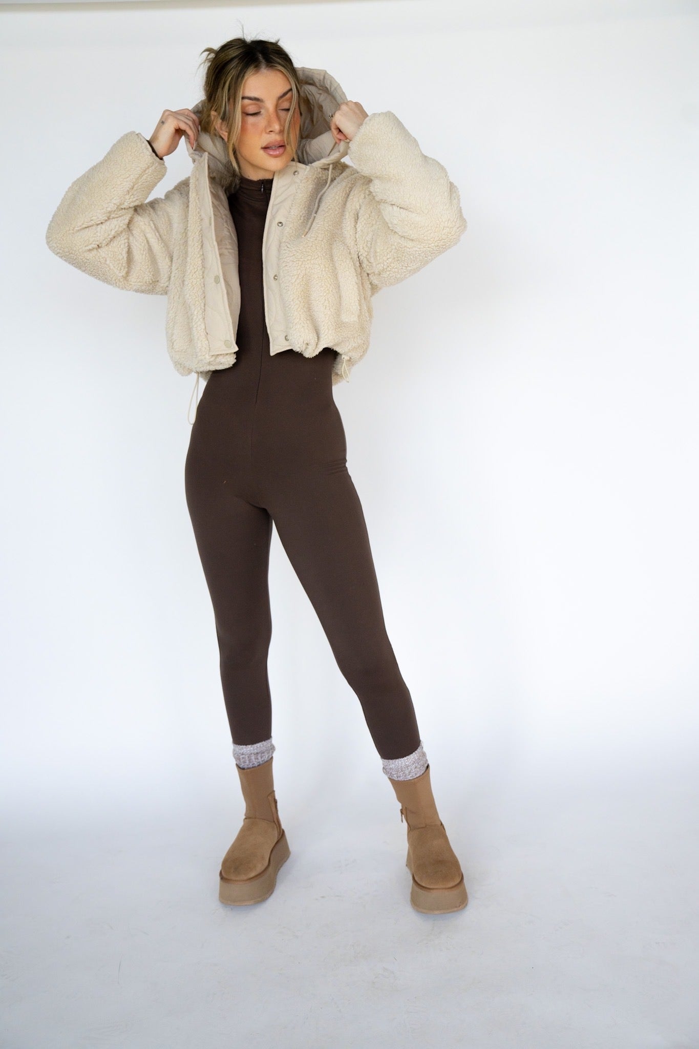 Hooded Sherpa Jacket