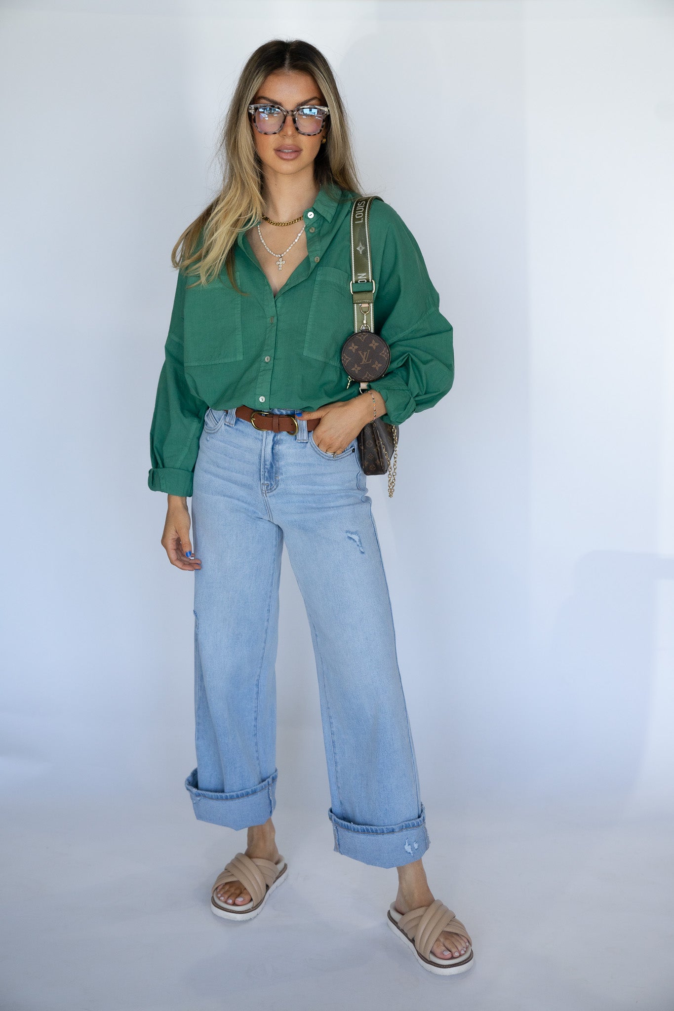 Tracey Oversized Button Up (Multiple Colors)