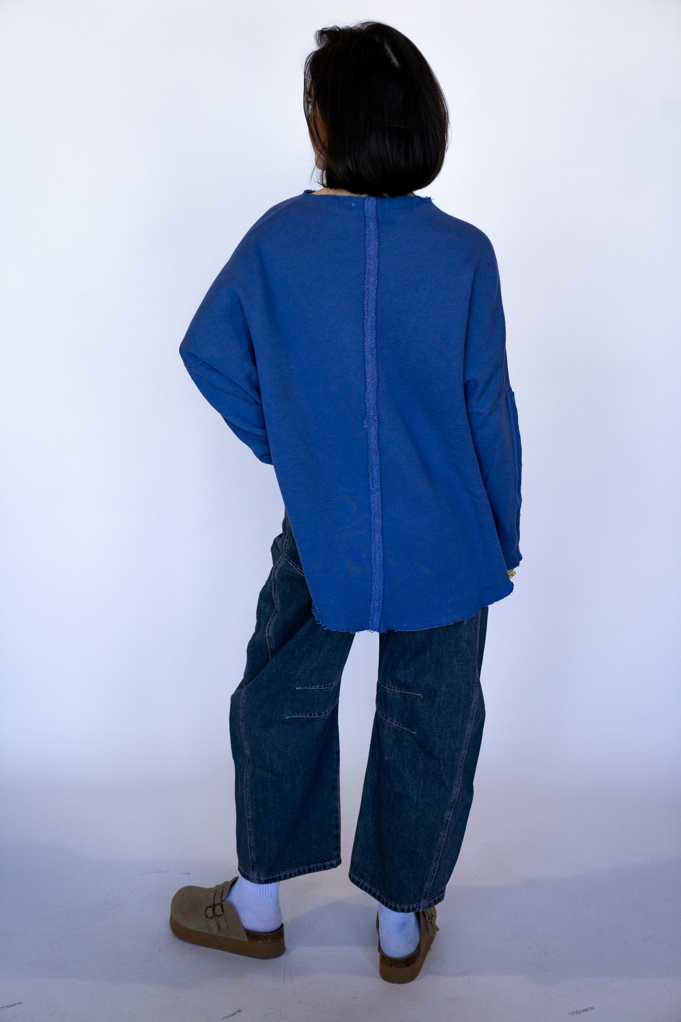 Henley Raw Edge Longsleeve