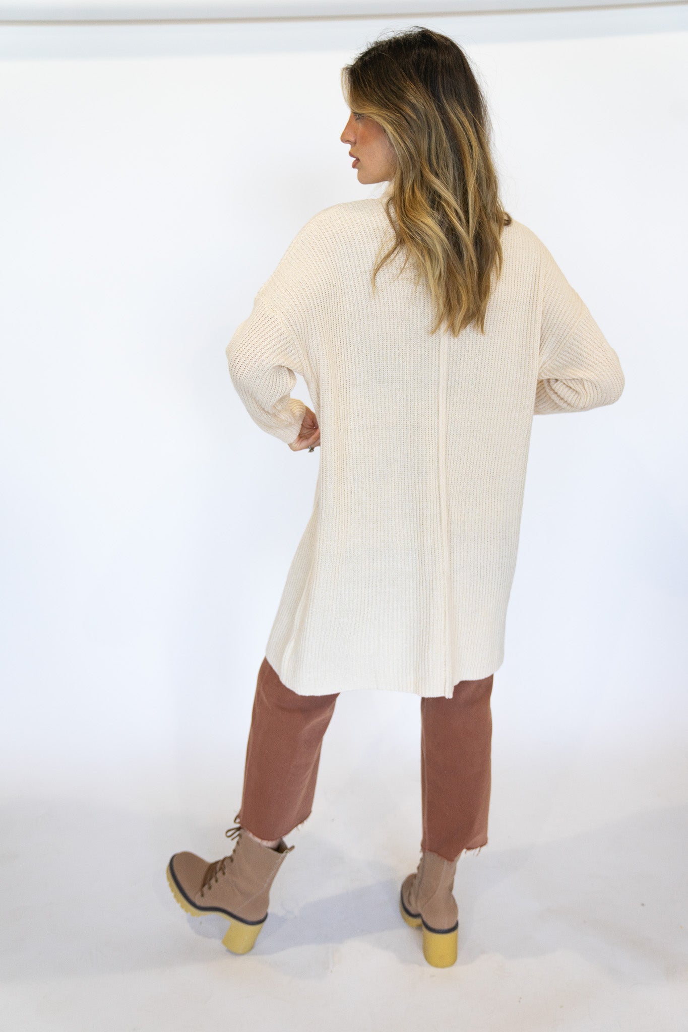 High Neck Knit Sweater
