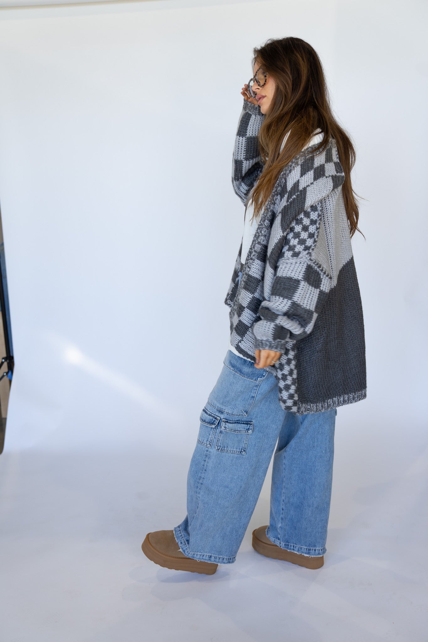 Ellie Knit Cardigan - Charcoal