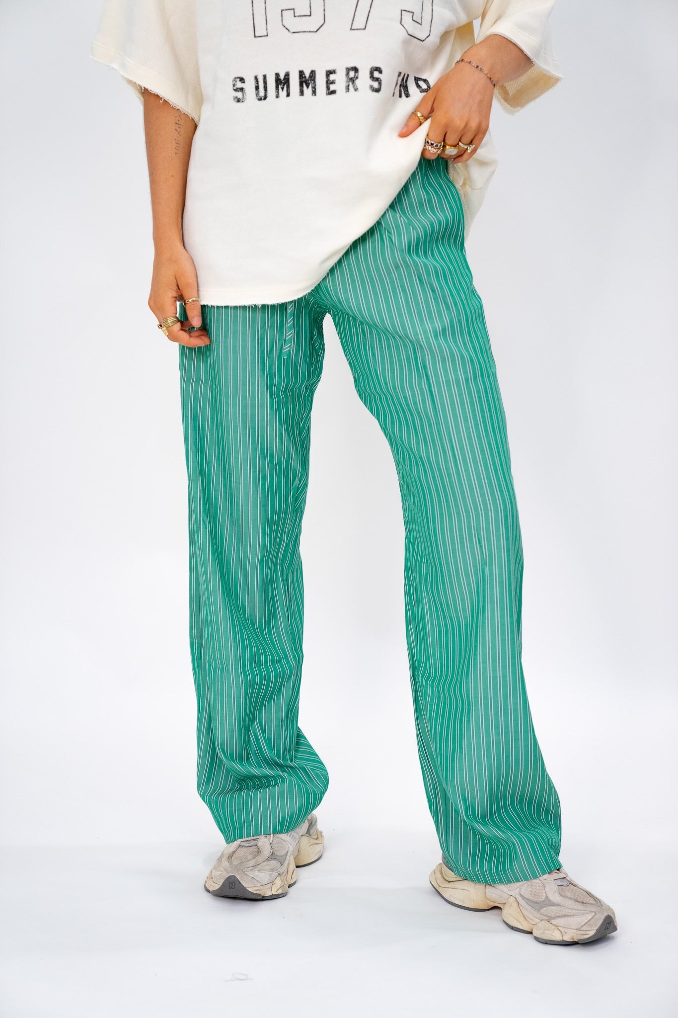 Striped Boxer Pants (Multiple Colors)