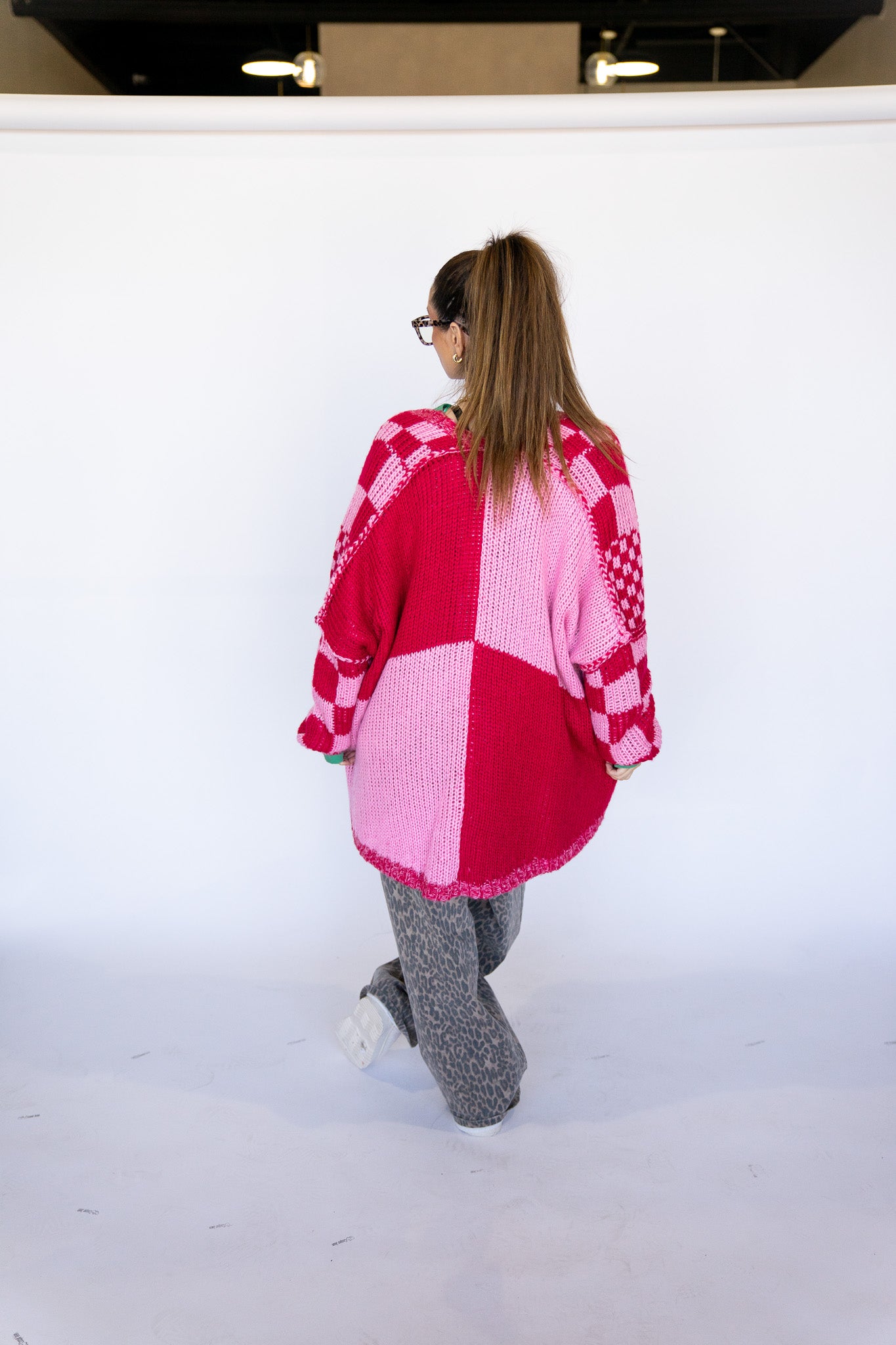 Pink & Red Ellie Knit Cardigan (13th Exclusive)