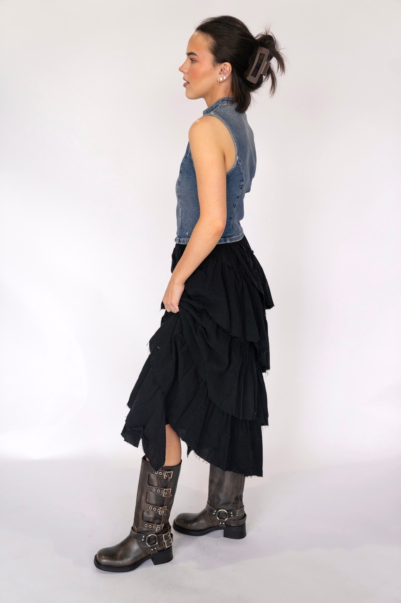 Cascade Tiered Skirt