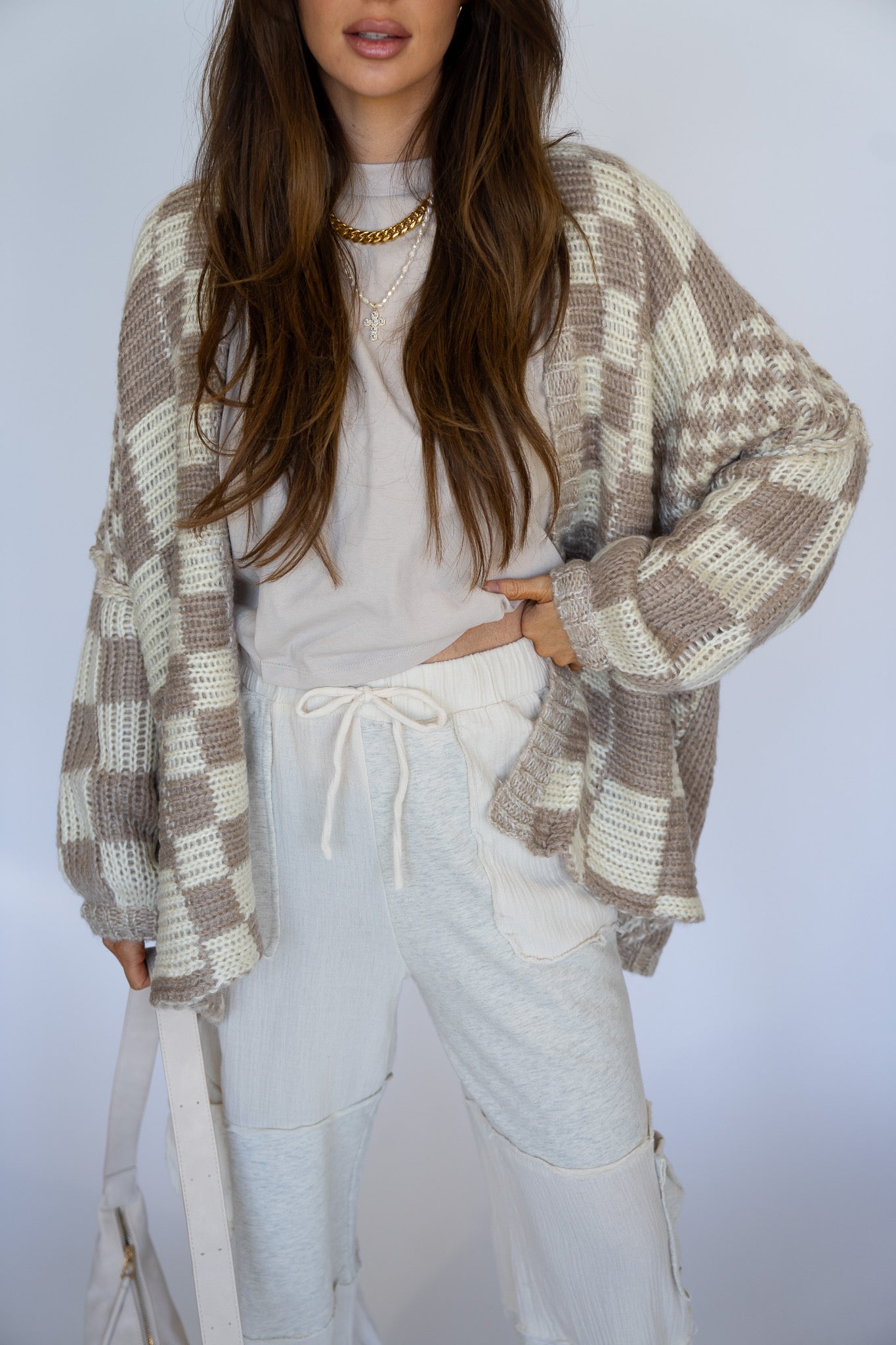 Ellie Knit Cardigan - Natural