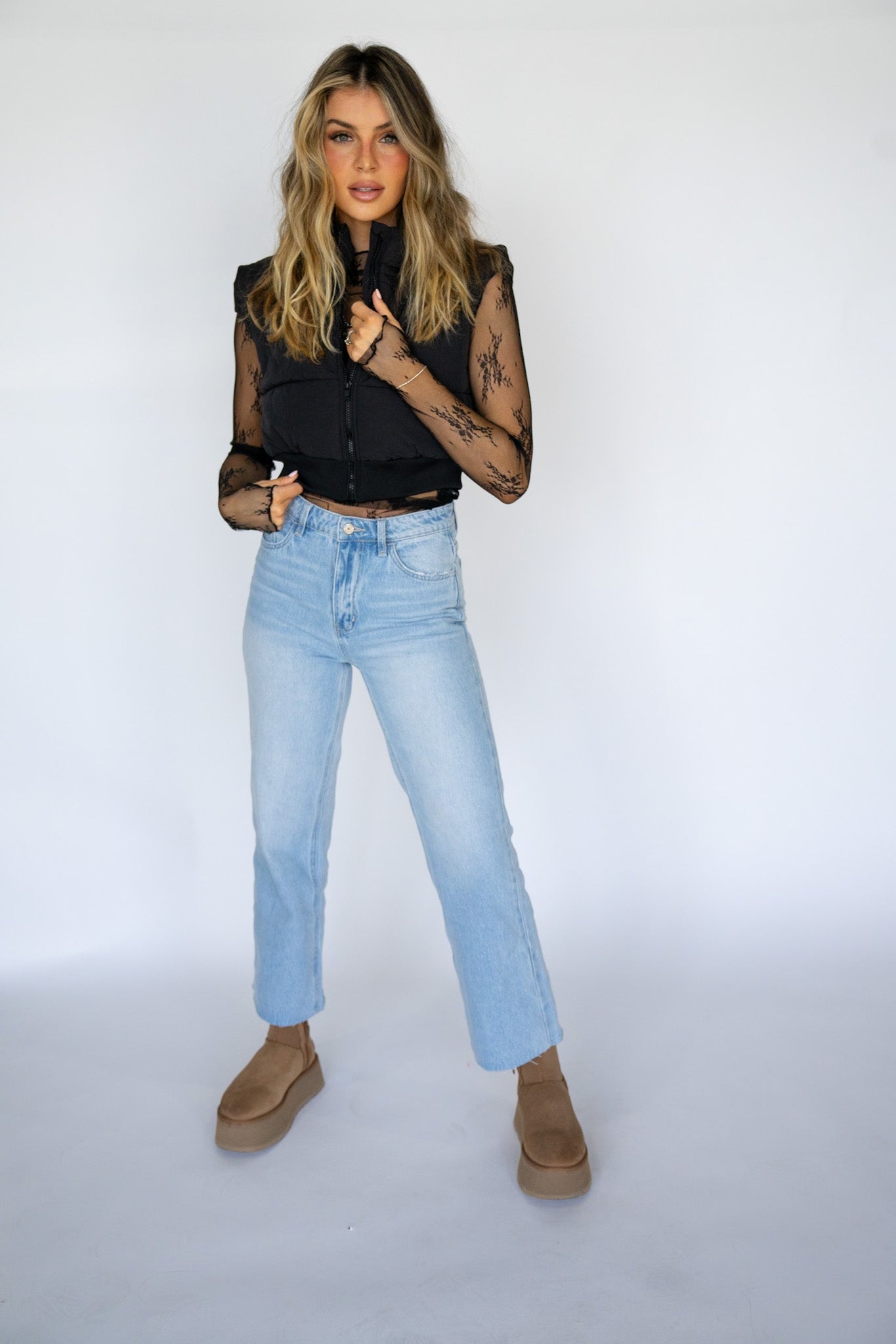 Cropped Puffer Vest (Multiple Colors)