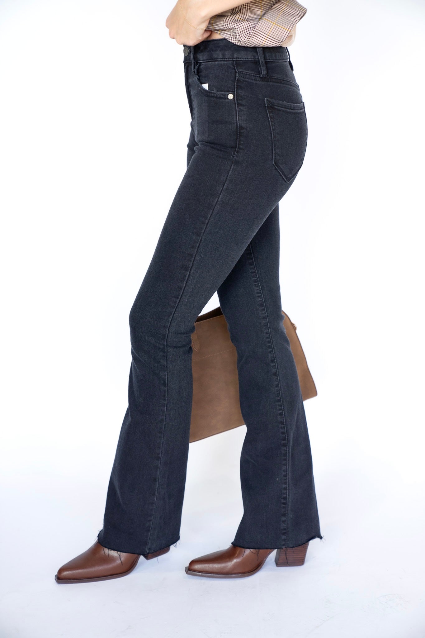 Black Bootcut Denim