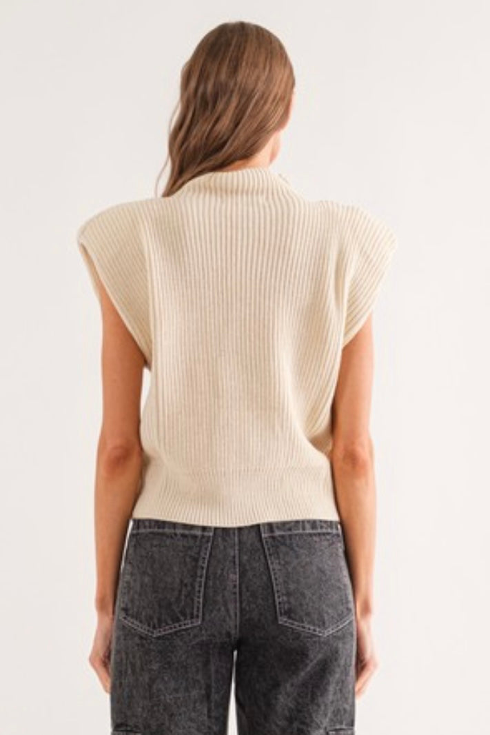 Sly Knit Sweater Vest (Multiple Colors)