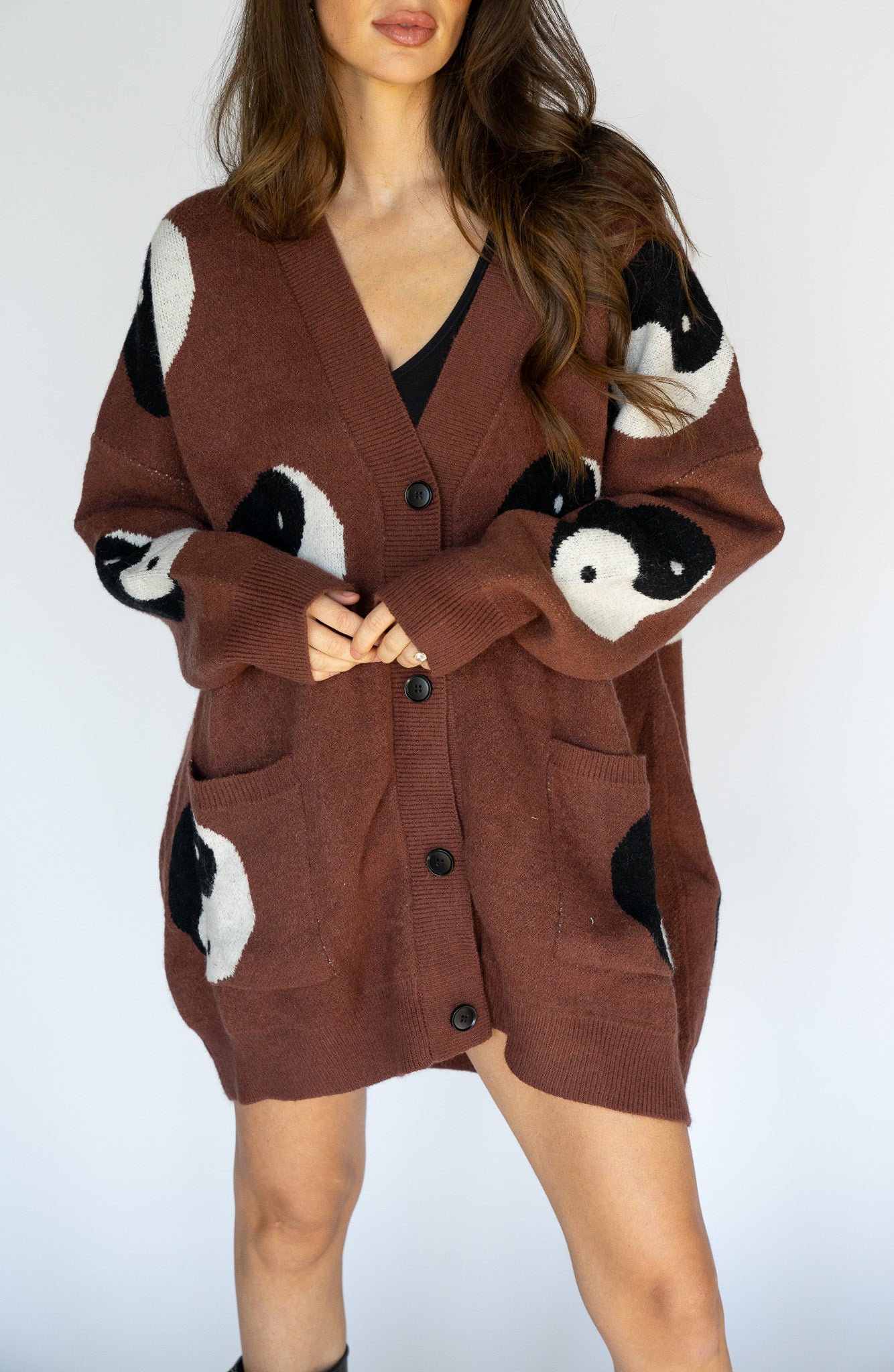 Ying Yang Cardigan