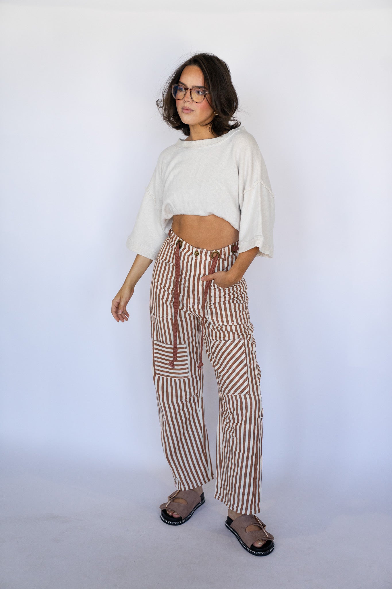 Marin Striped Pants (Multiple Colors)