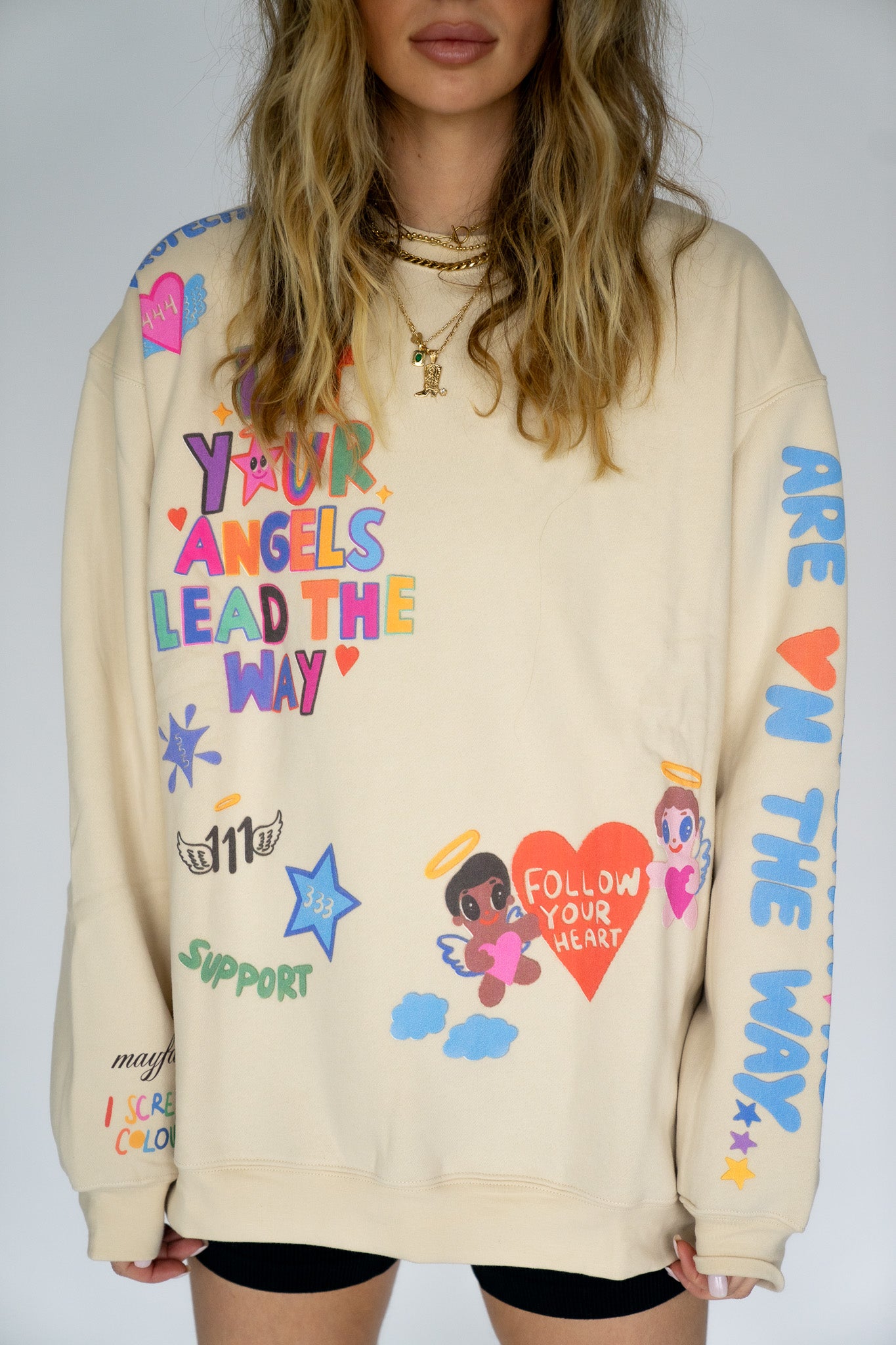 Angels All Around Crewneck
